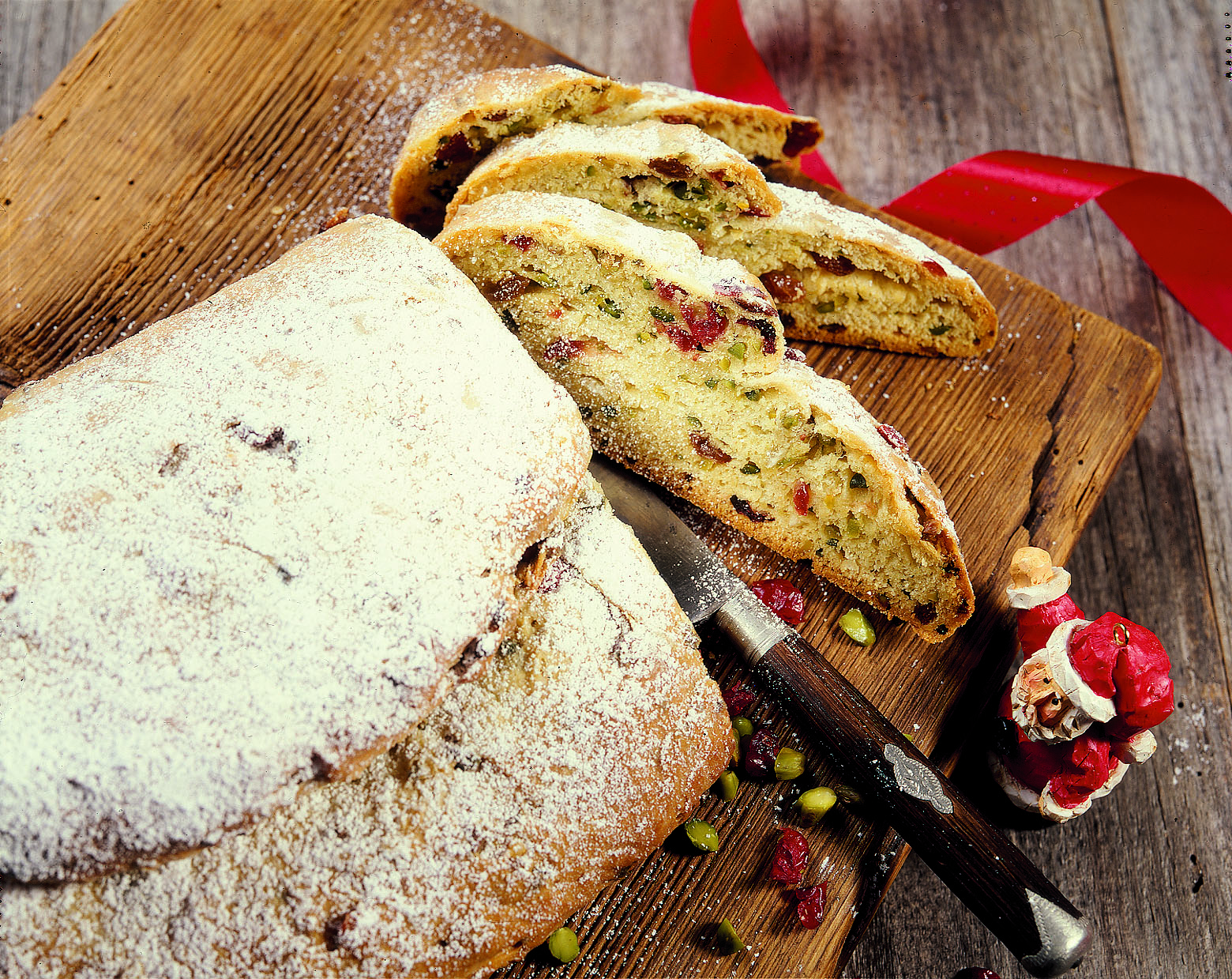 Christstollen aux pistaches