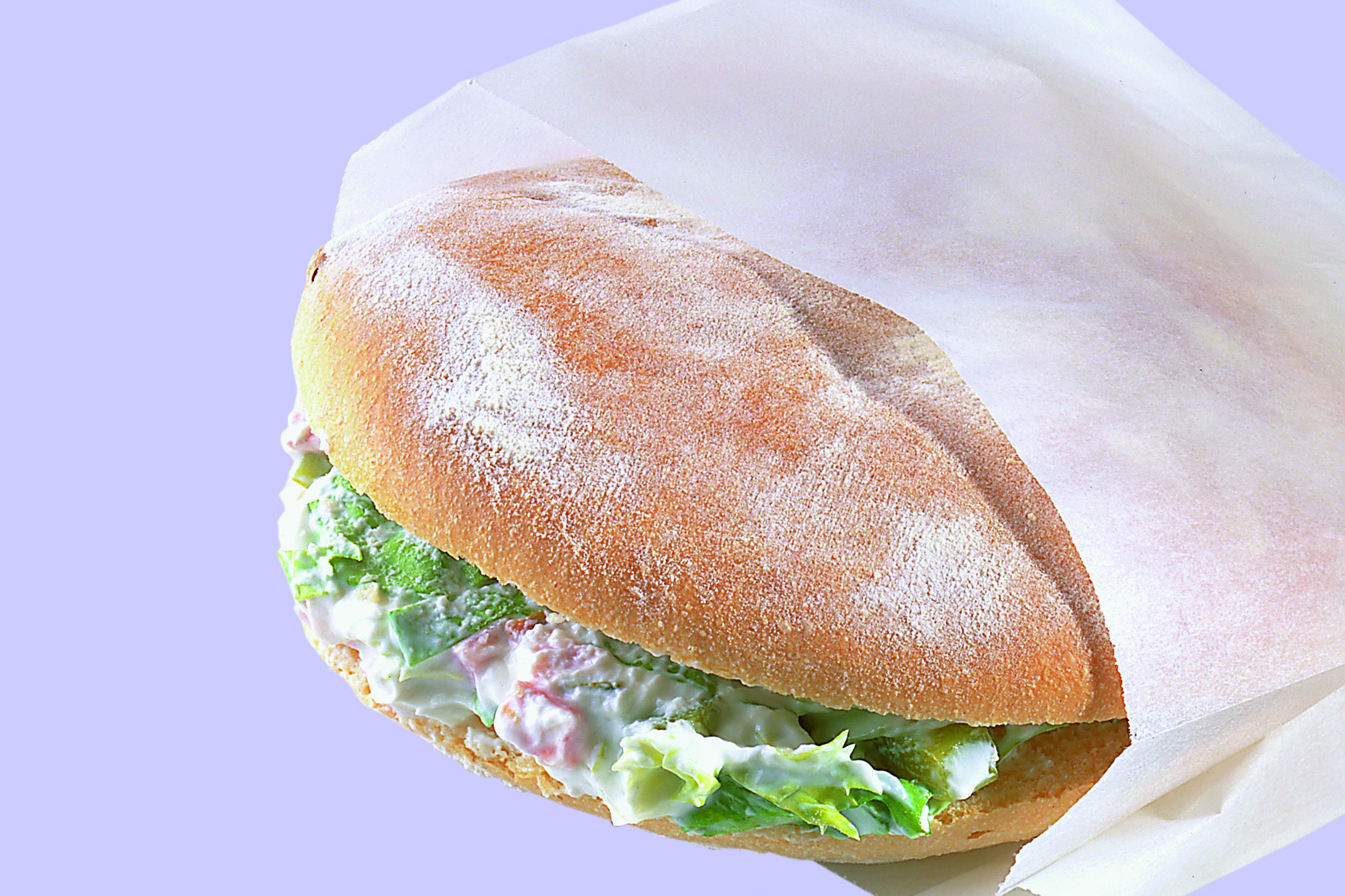 Pitas mit Kichererbsen-Schinken-Füllung
