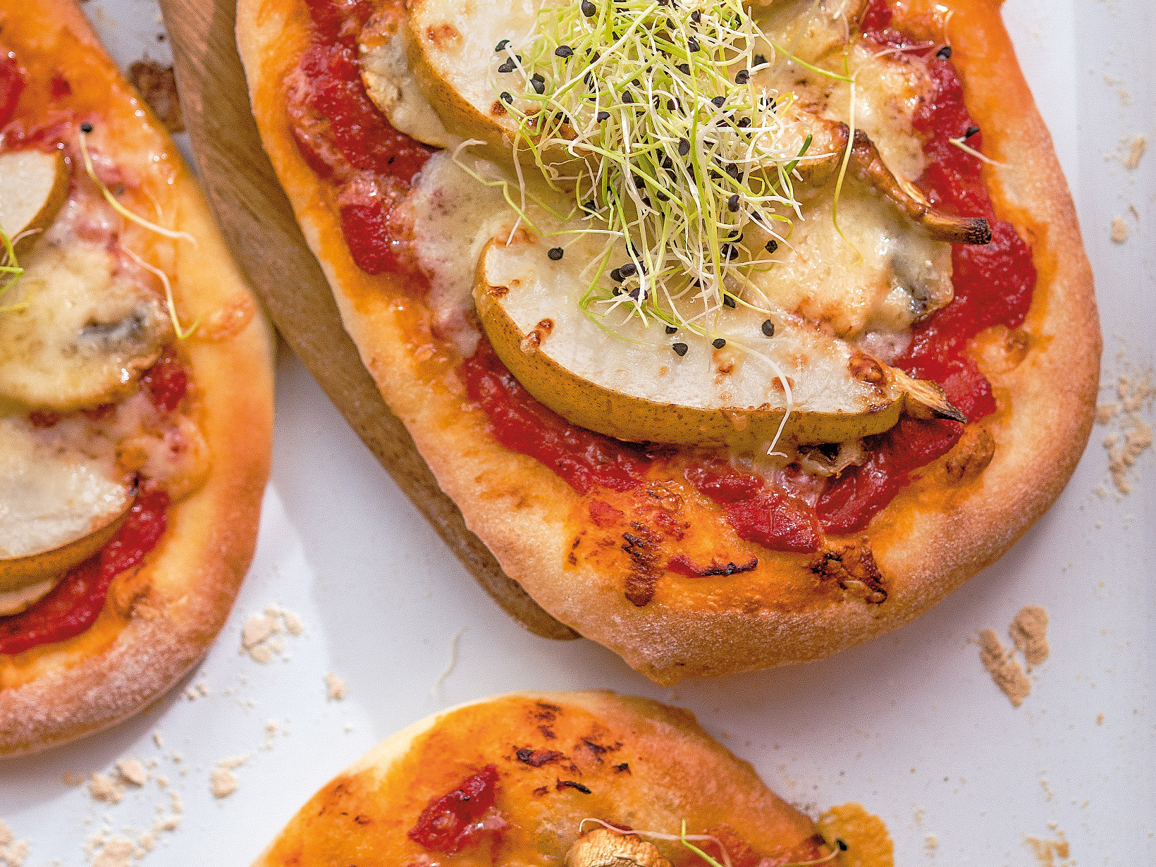 Pizza moitié-moitié