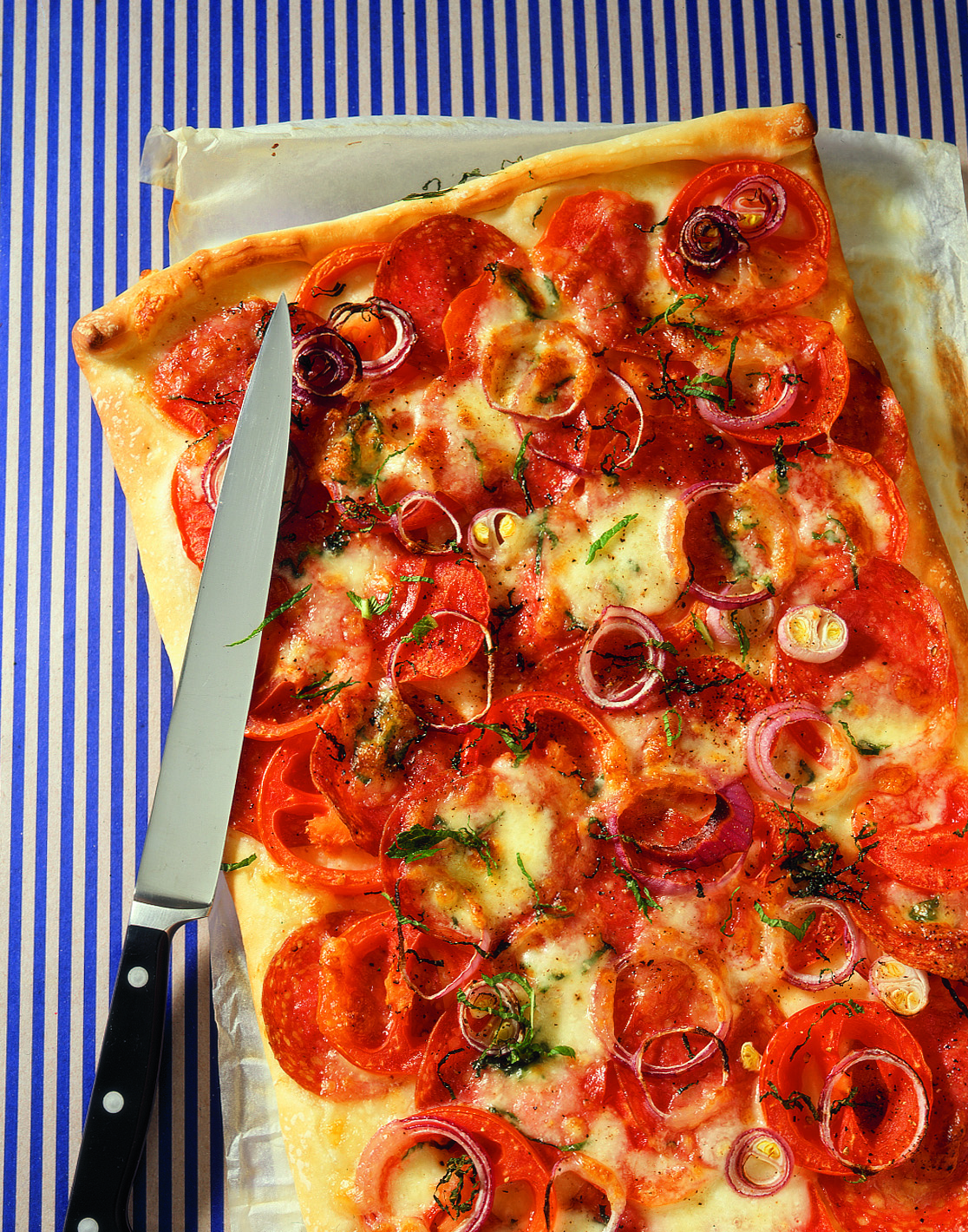 Pizza au salami