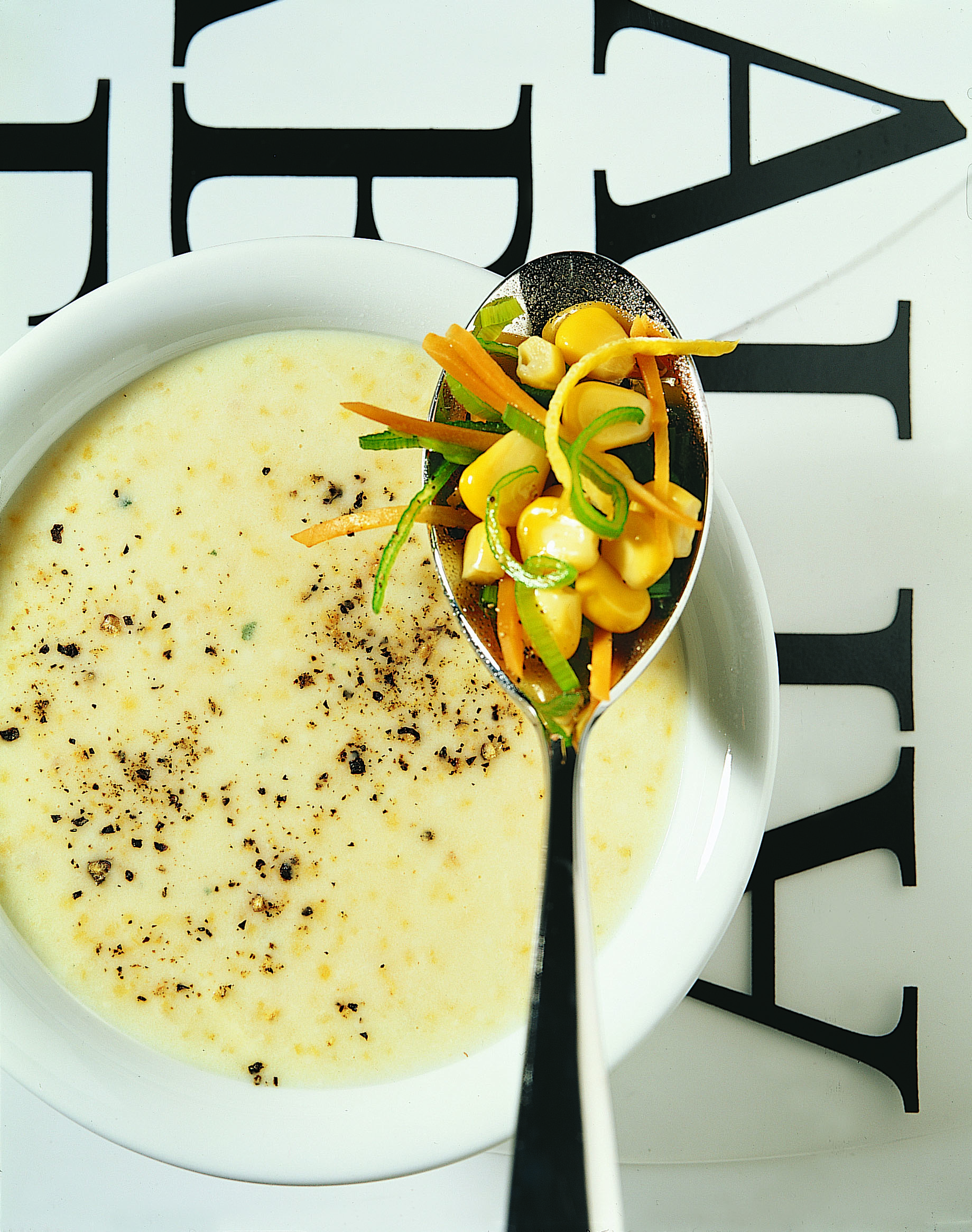 Velouté de polenta au citron