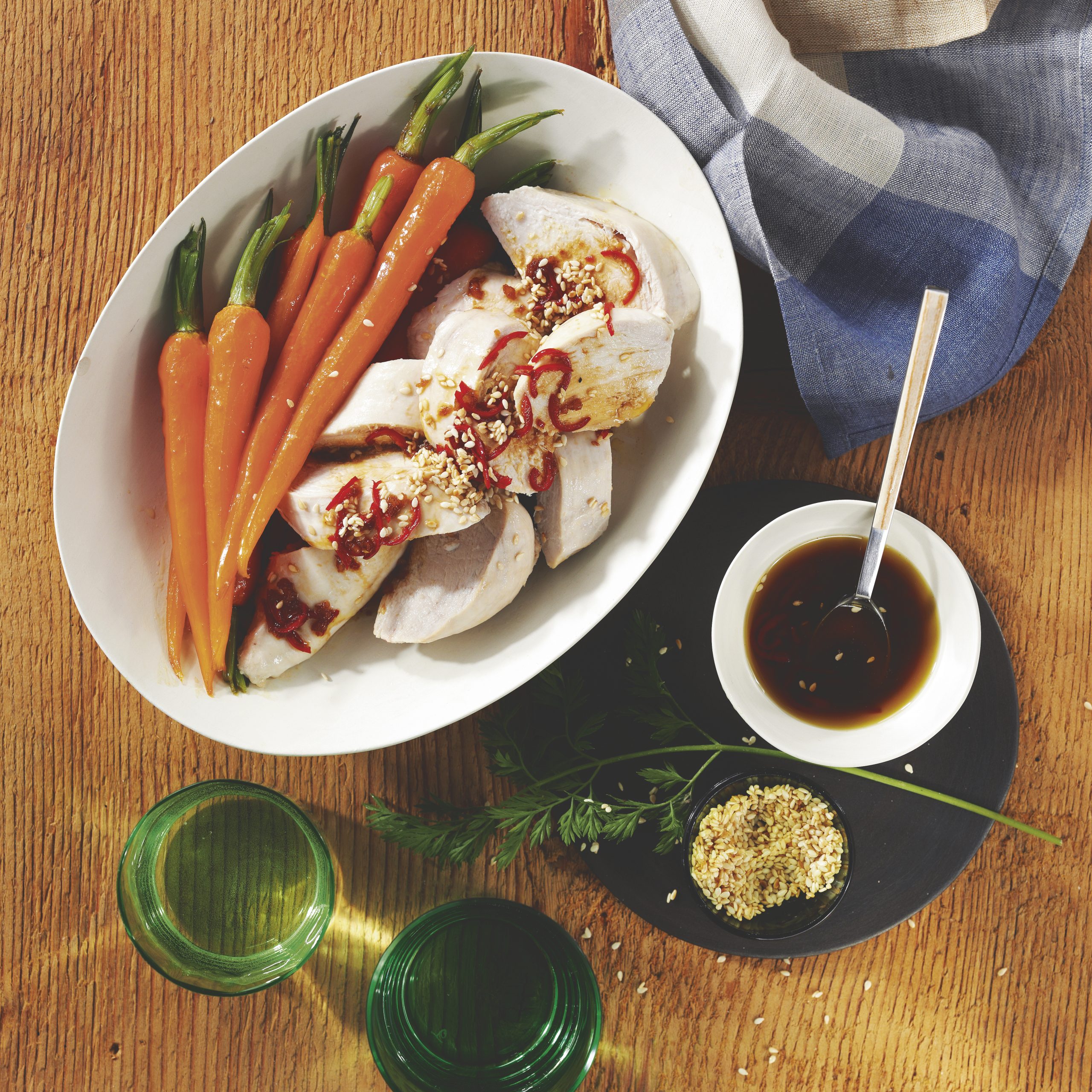 Poulet sauce sésame
