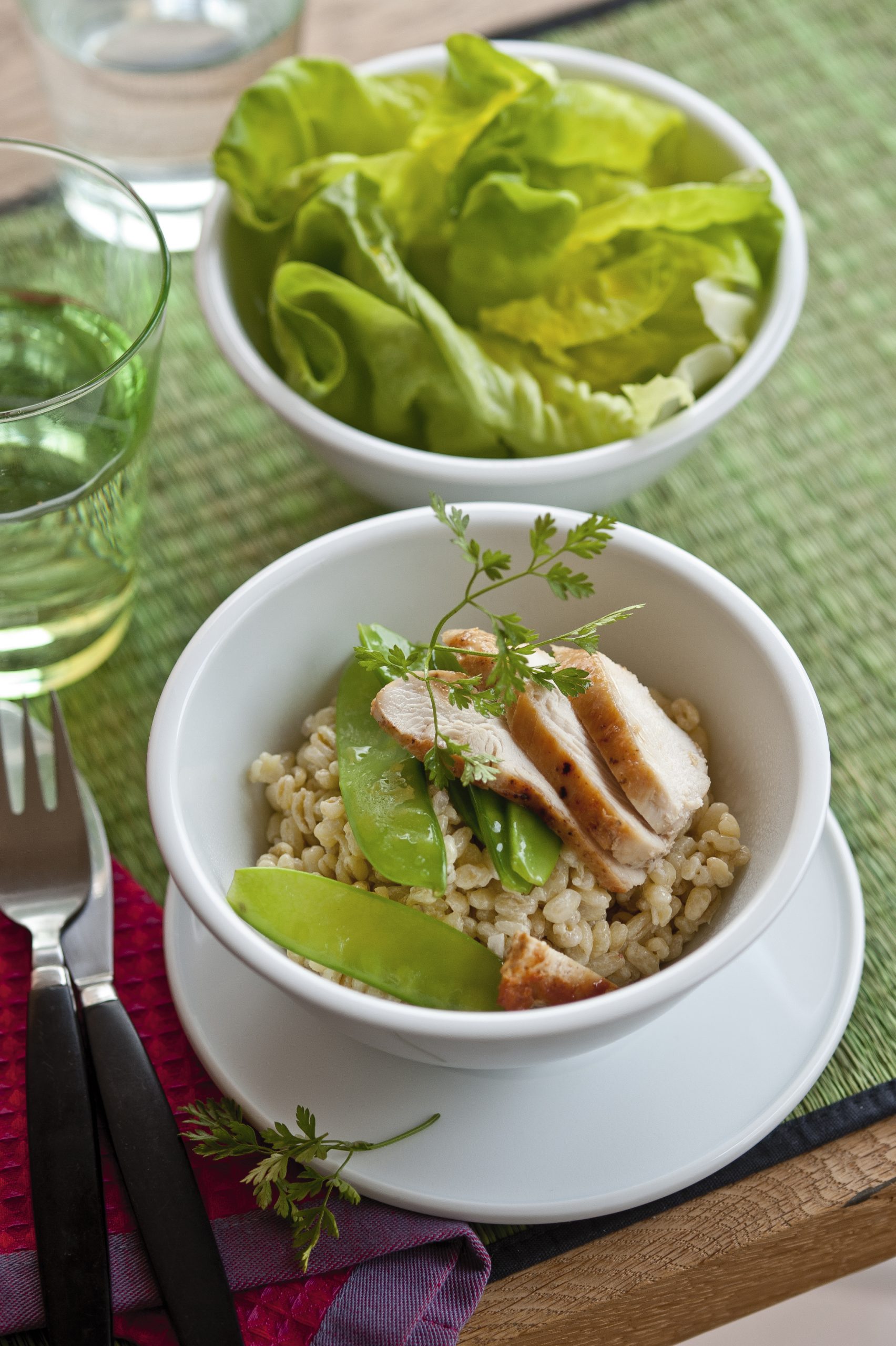 Poulet-Ebly-Salat