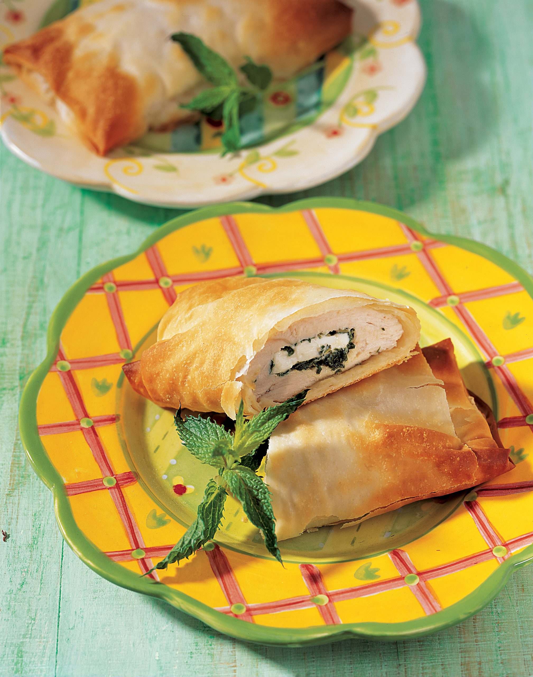 Poulet-Frischkäse-Strudel