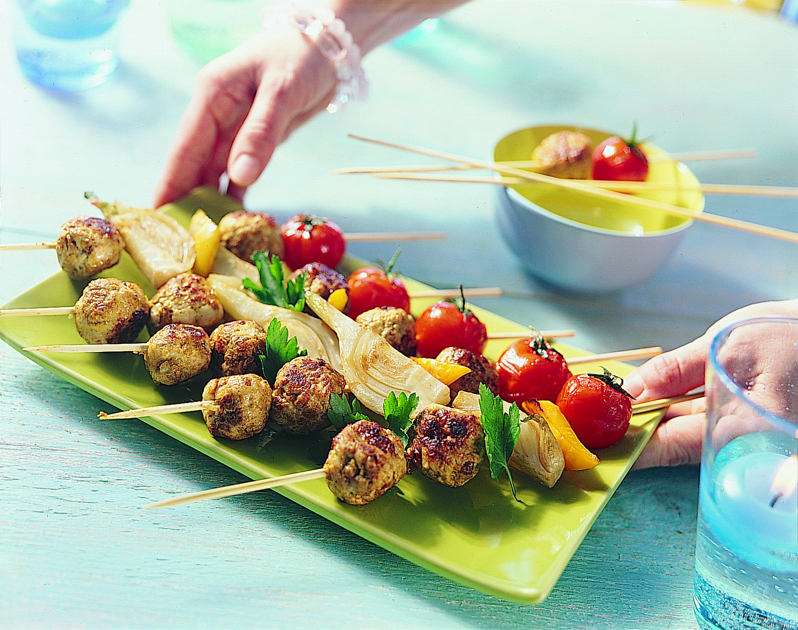 Boulettes au poulet et aux légumes