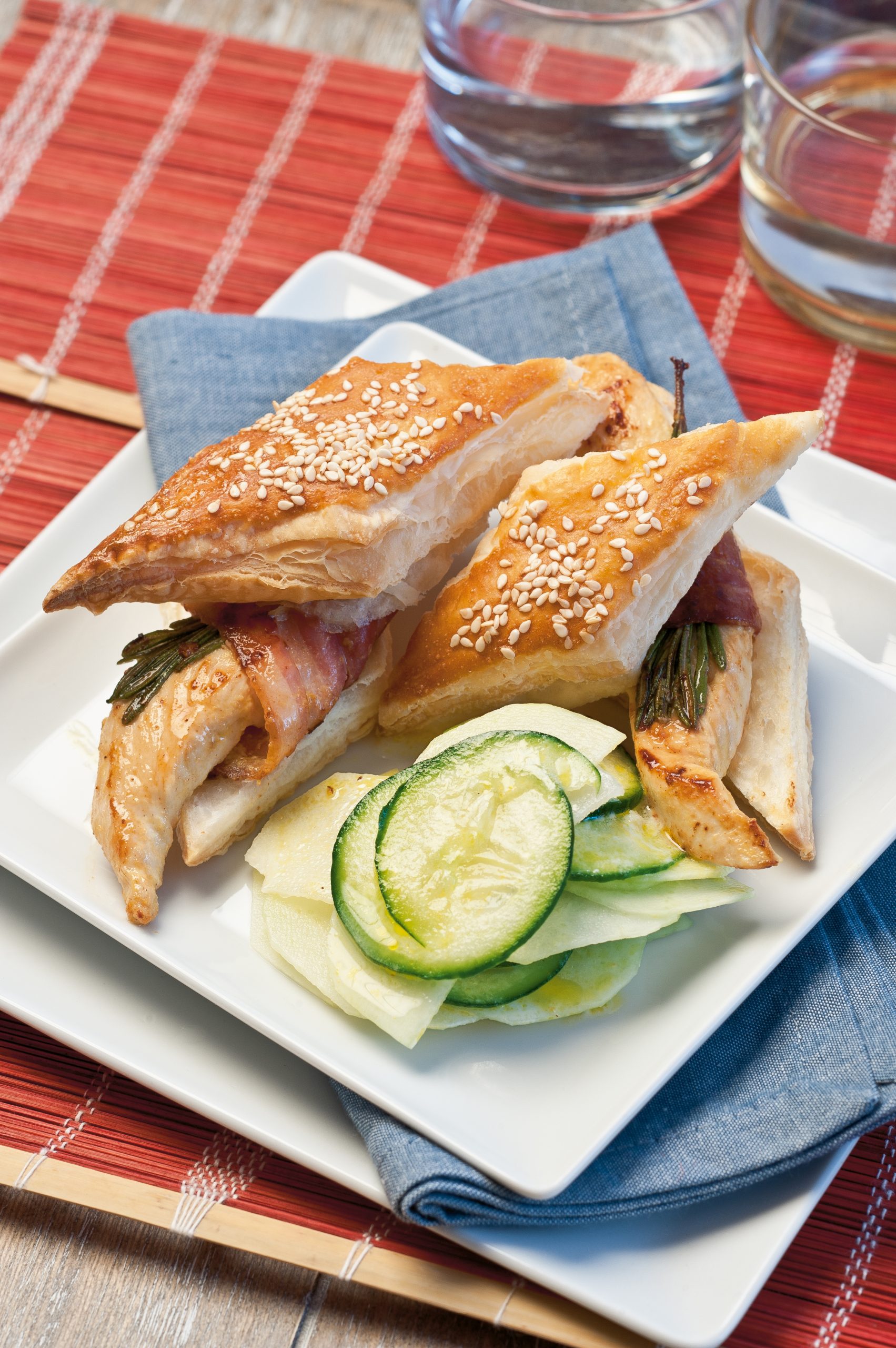 Feuilletés au poulet
