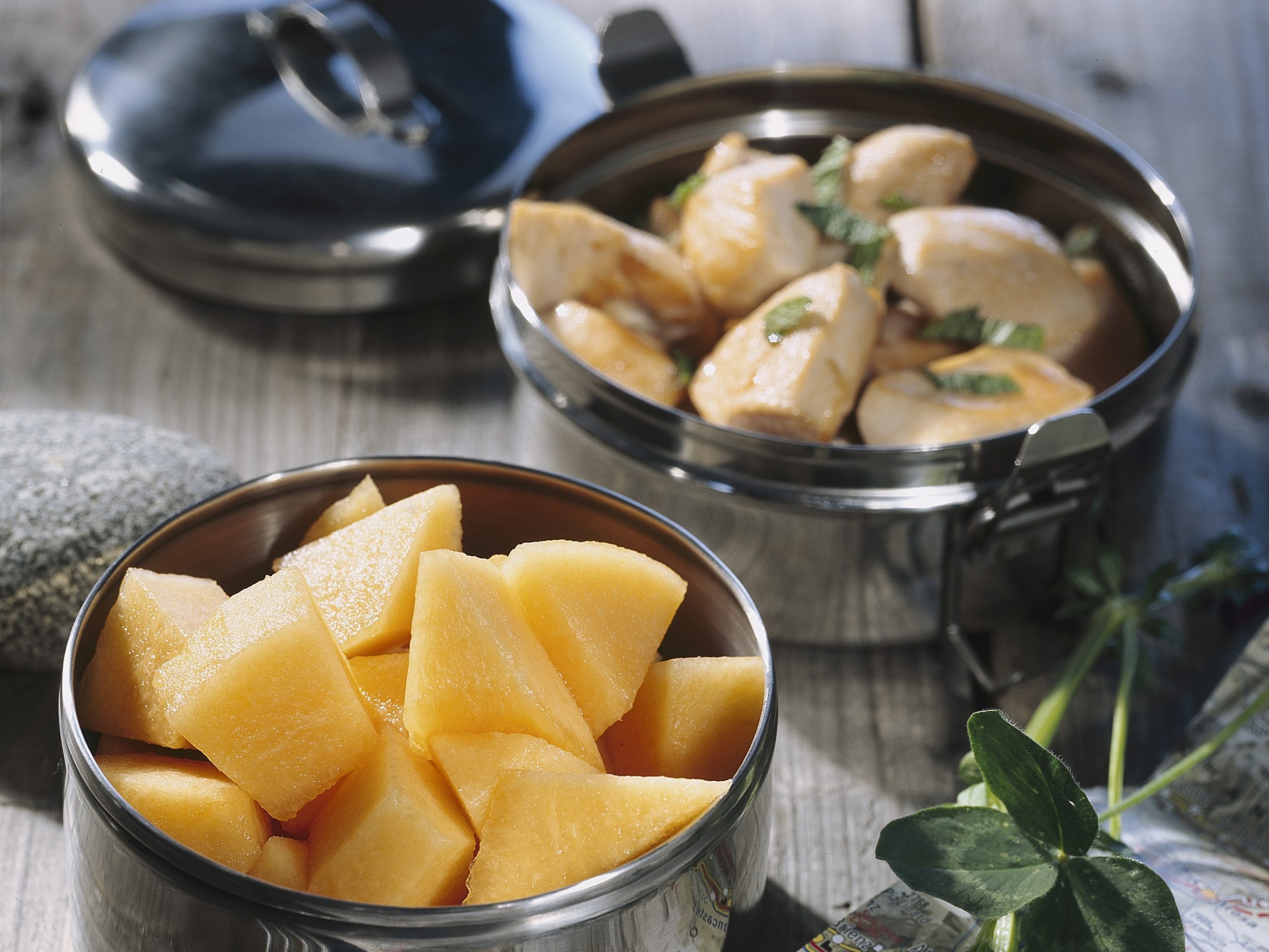 Salade de melon au poulet