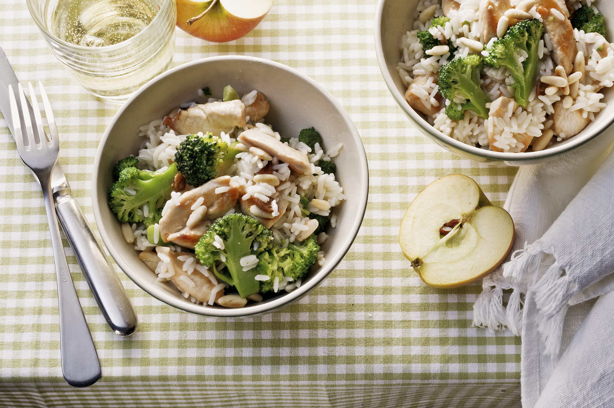 Salade de riz au poulet