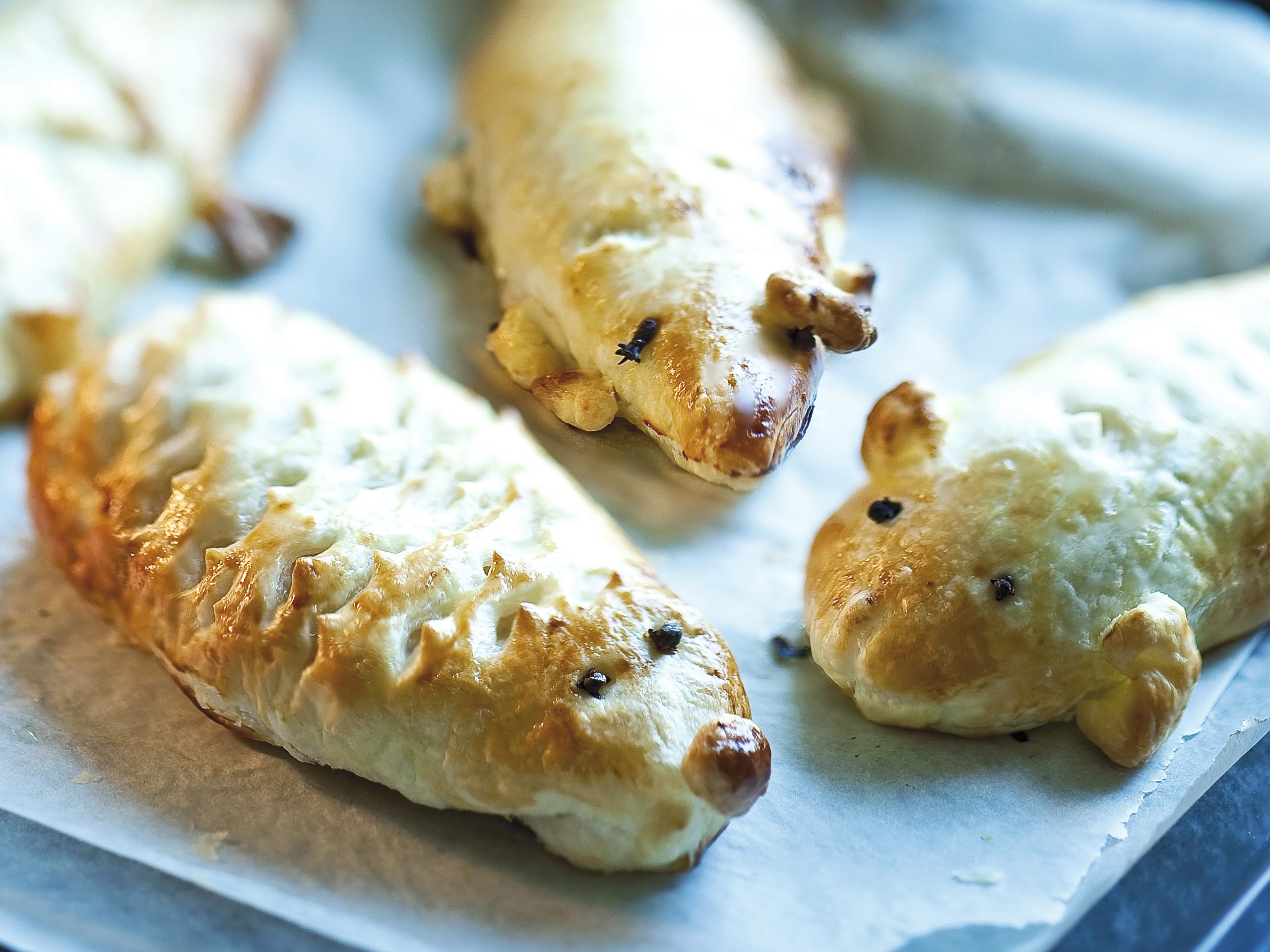 Poulet-Tierli mit Gurken-Dipp