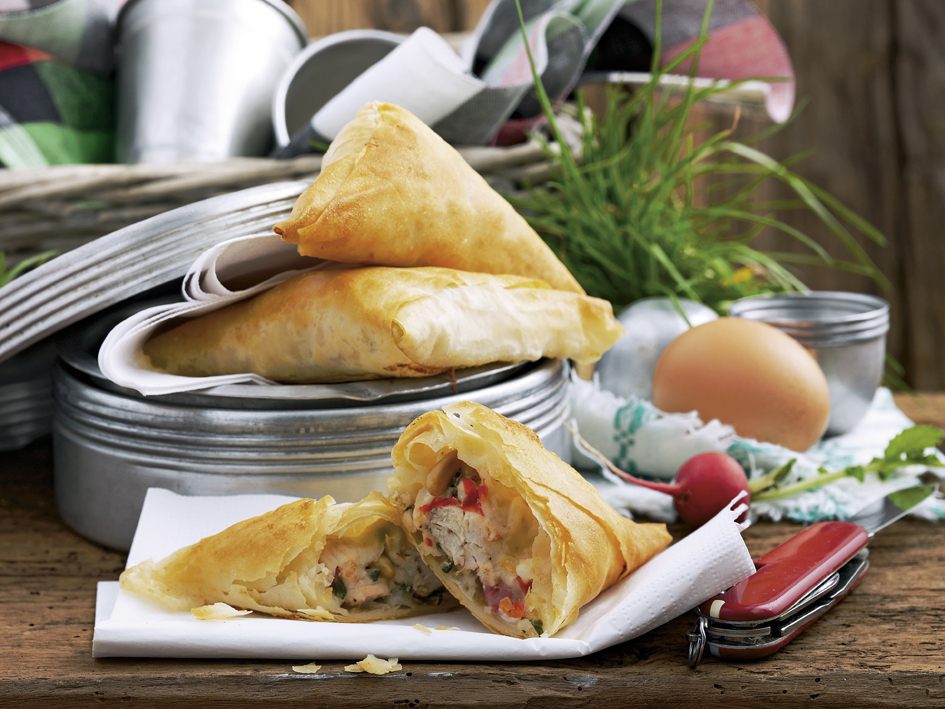 Poulet-Tomaten-Ecken