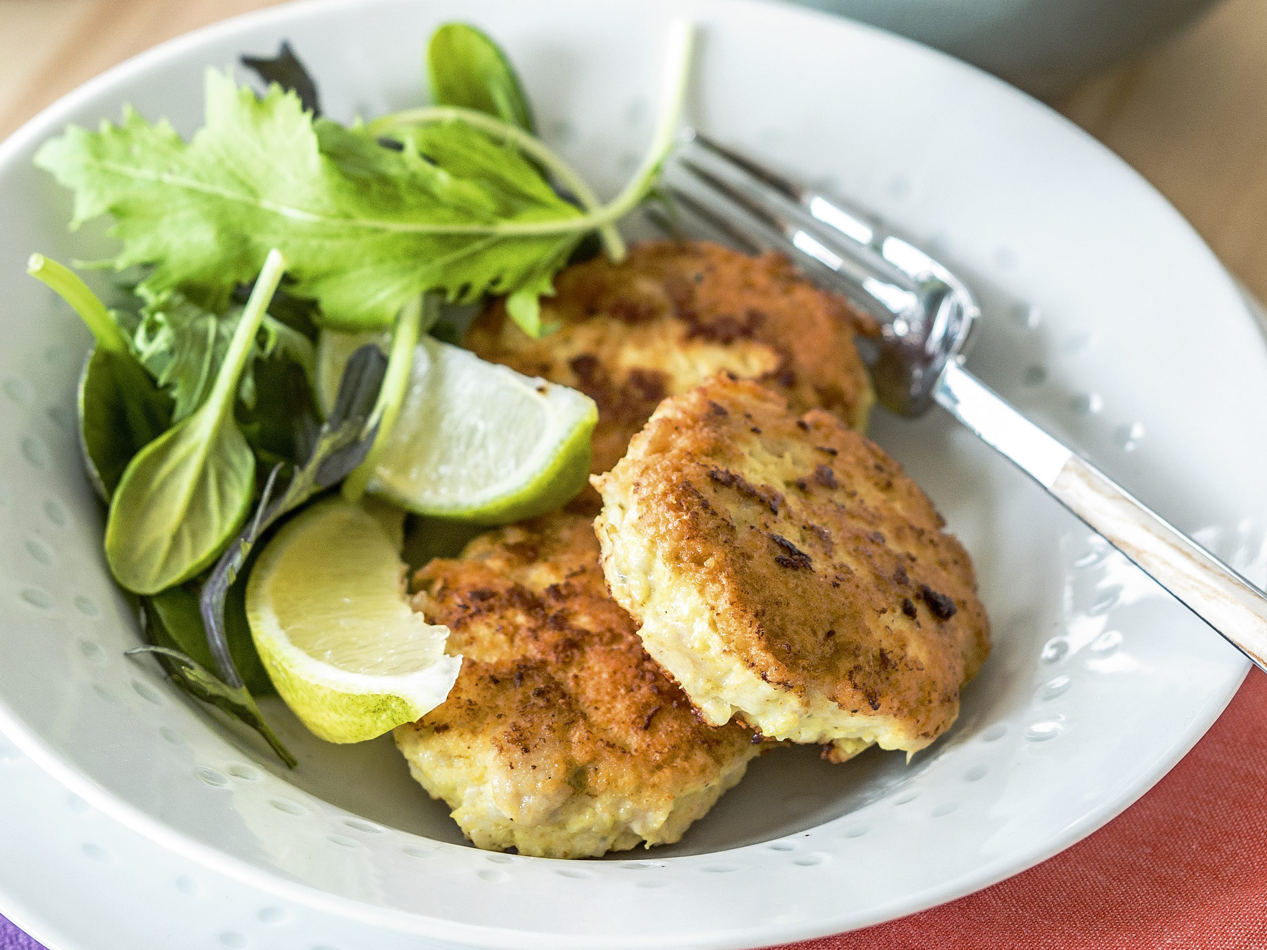 Croquettes de poulet sauce pomme-gingembre