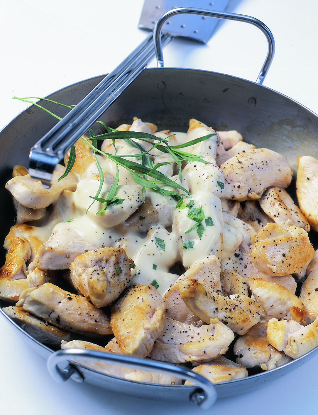 Pouletragout an Estragonsauce