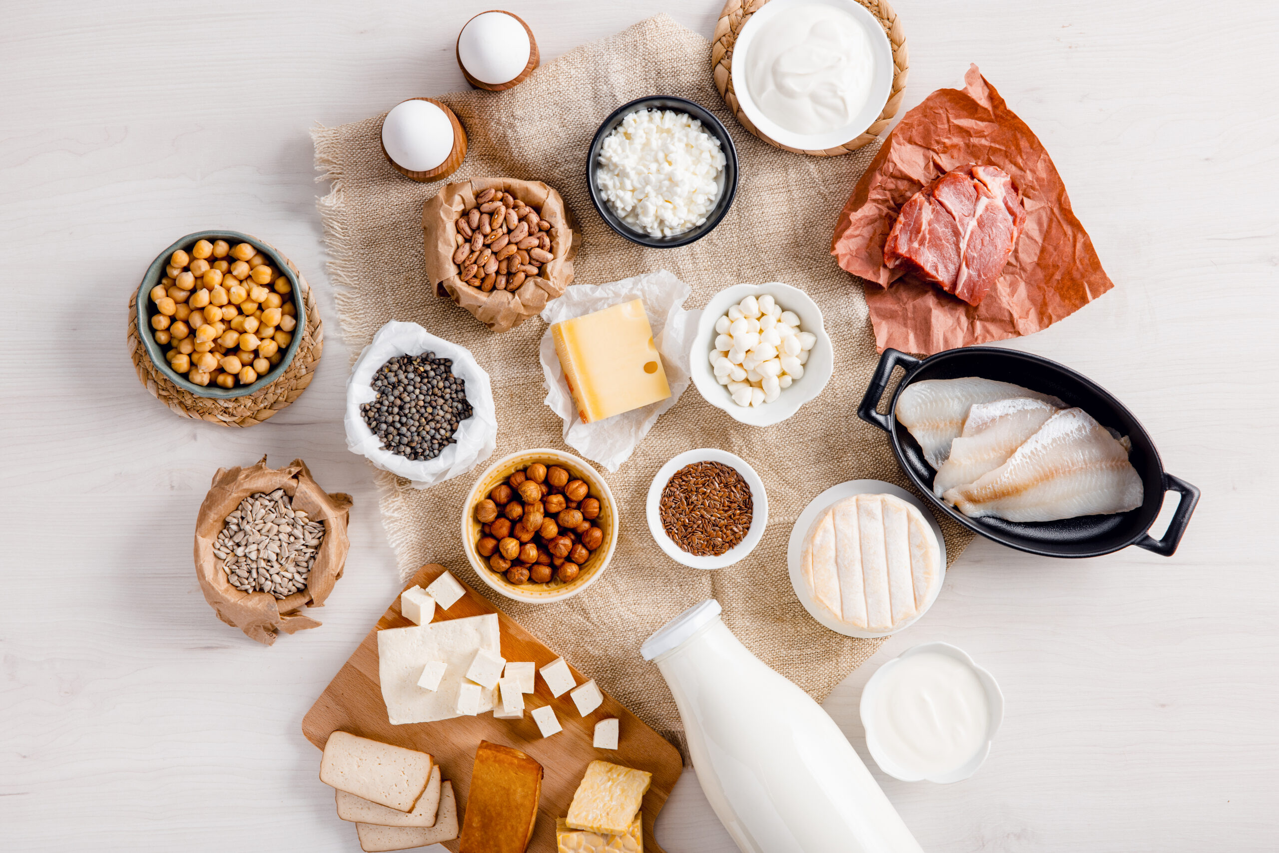 Proteinreiche Lebensmittel