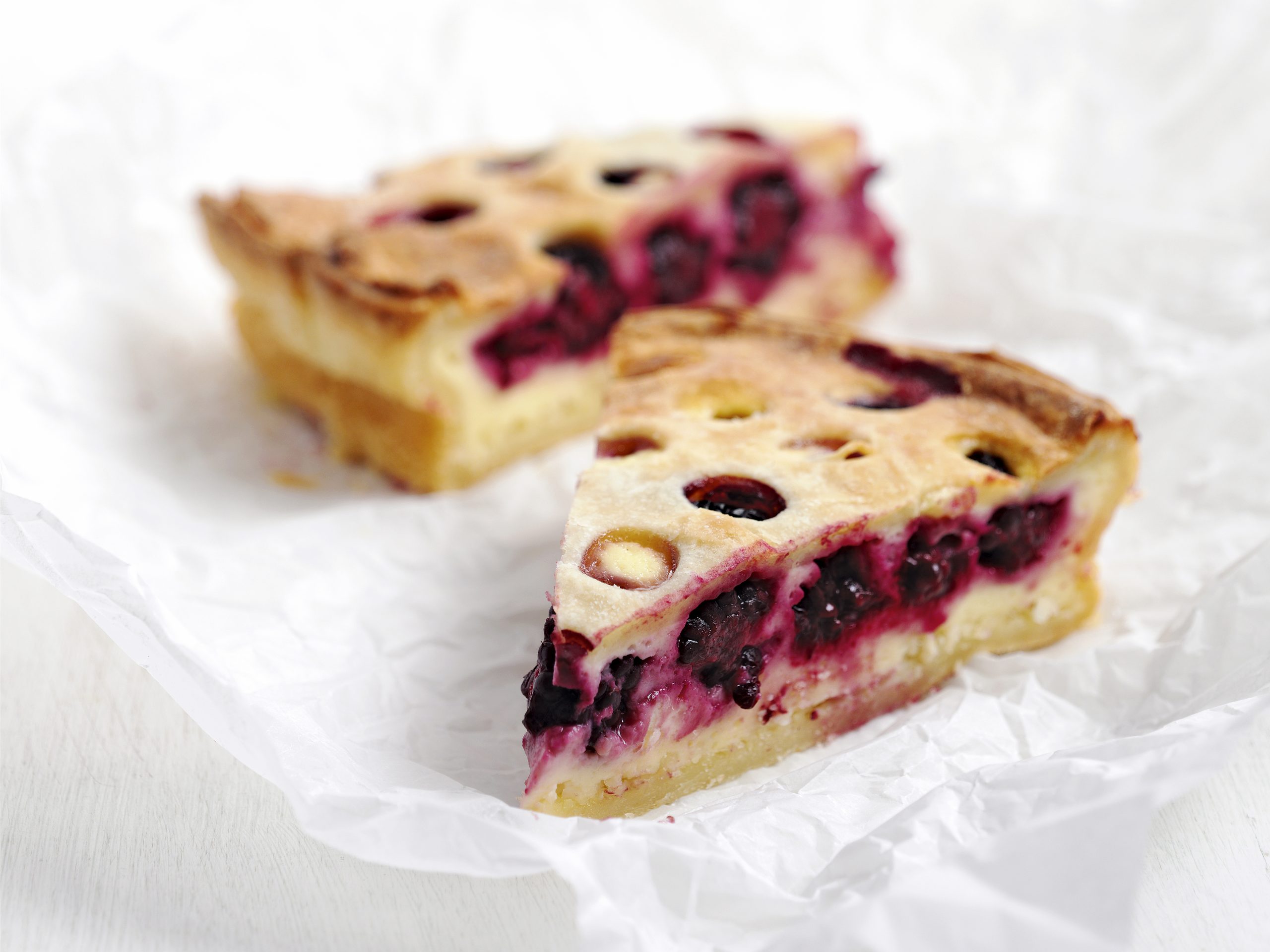 Tourte aux mûres et au séré