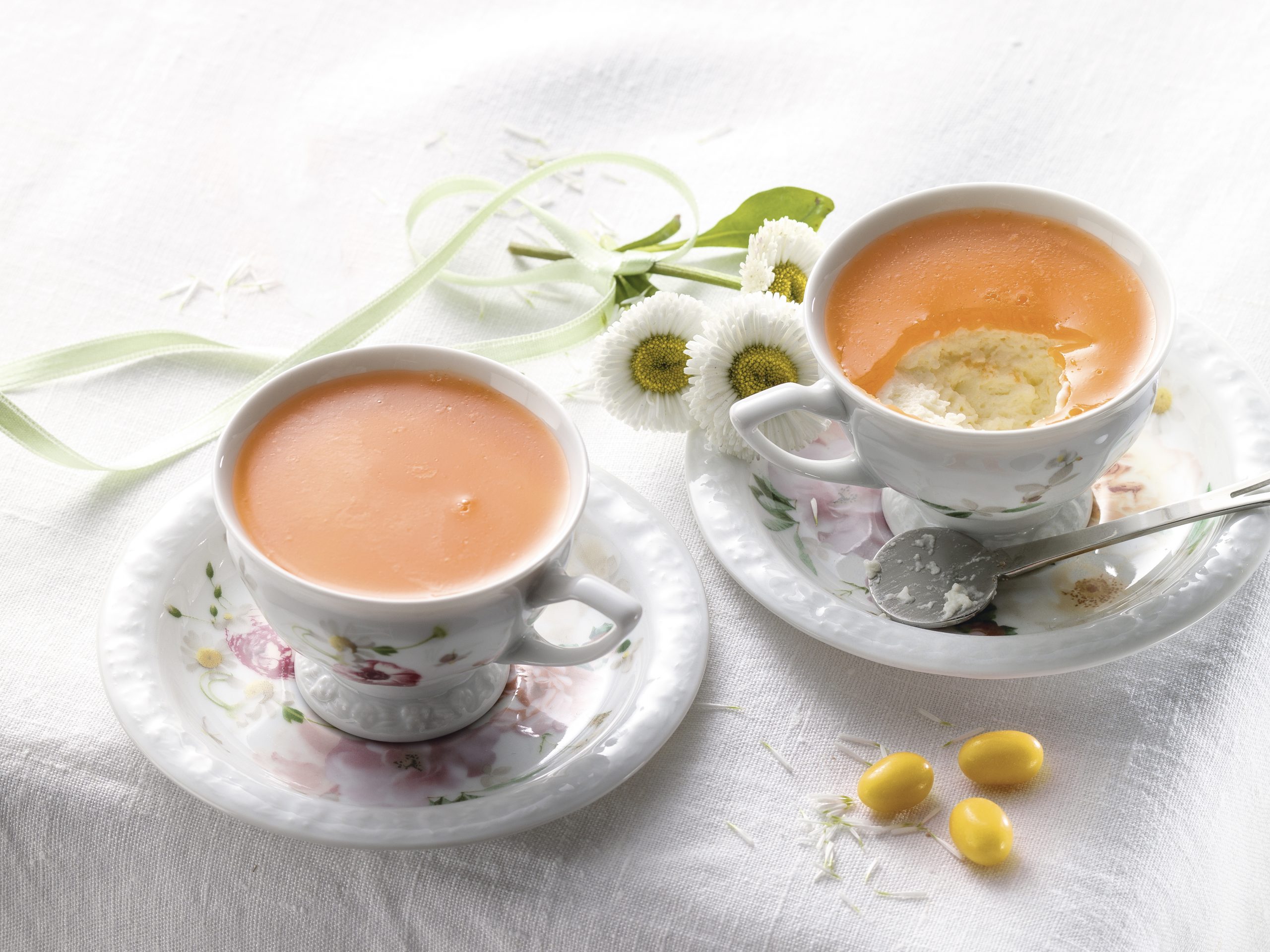 Quark-Mousse mit Rüebli-Gelee