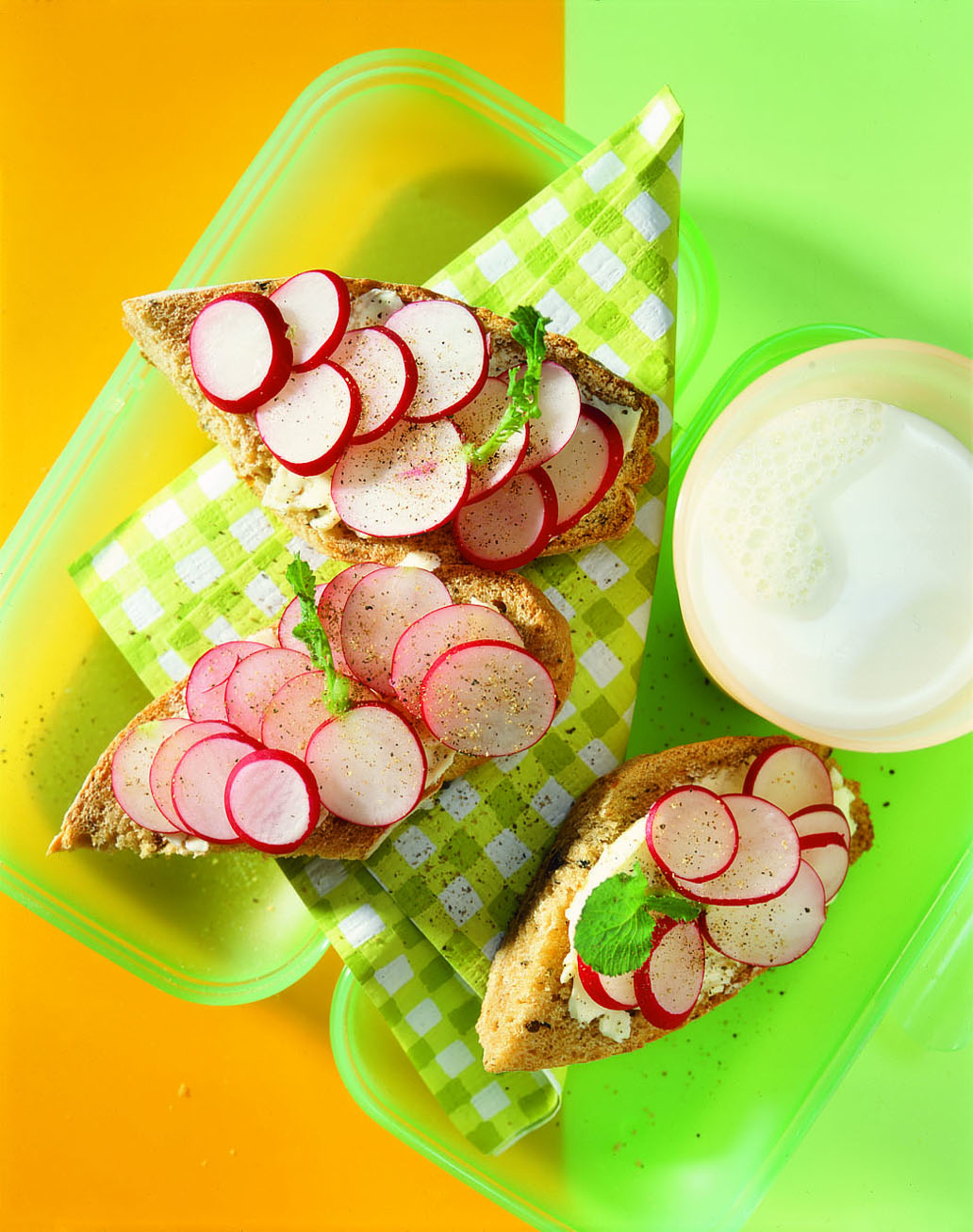Radieschen-Brötchen