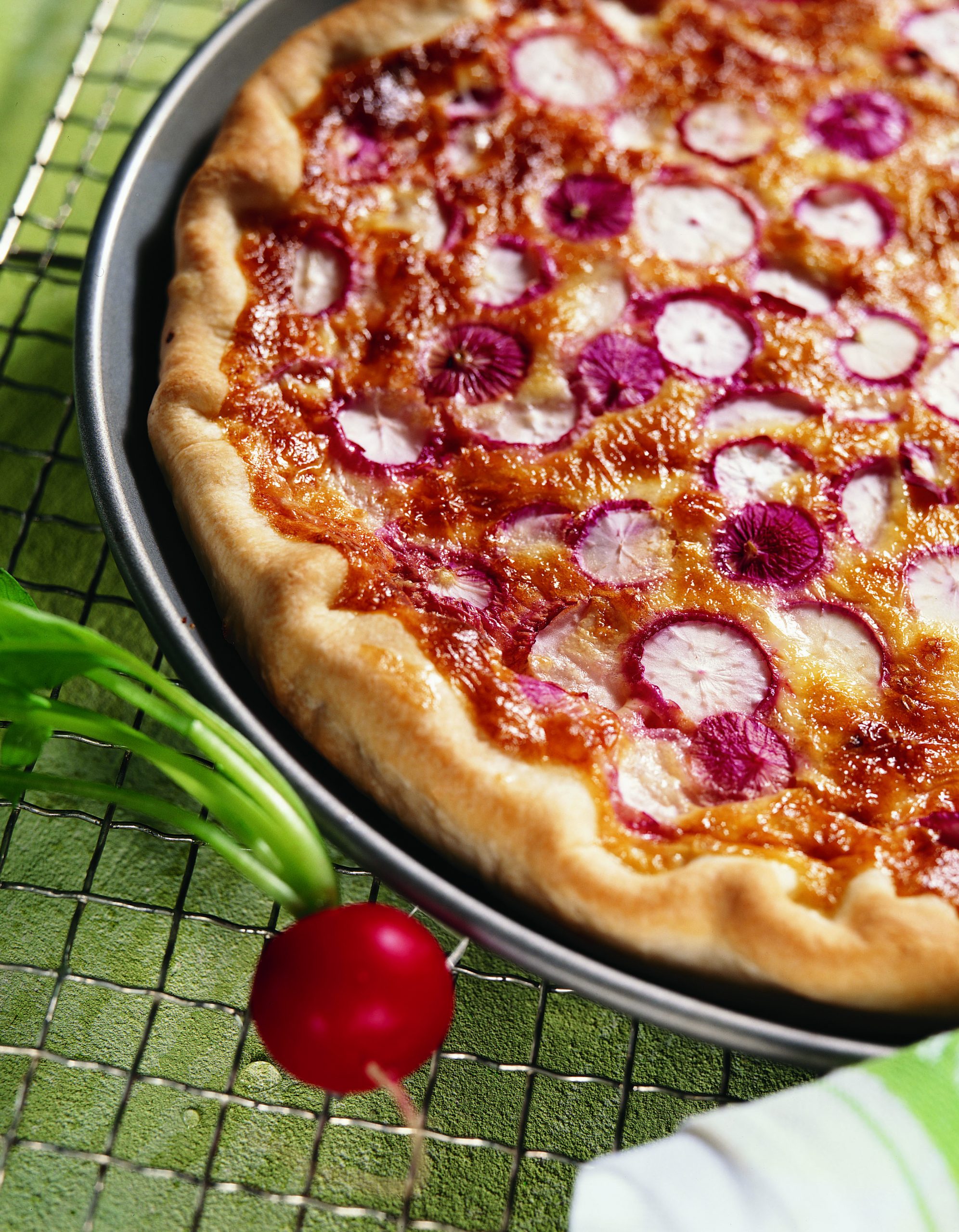 Quiche aux radis