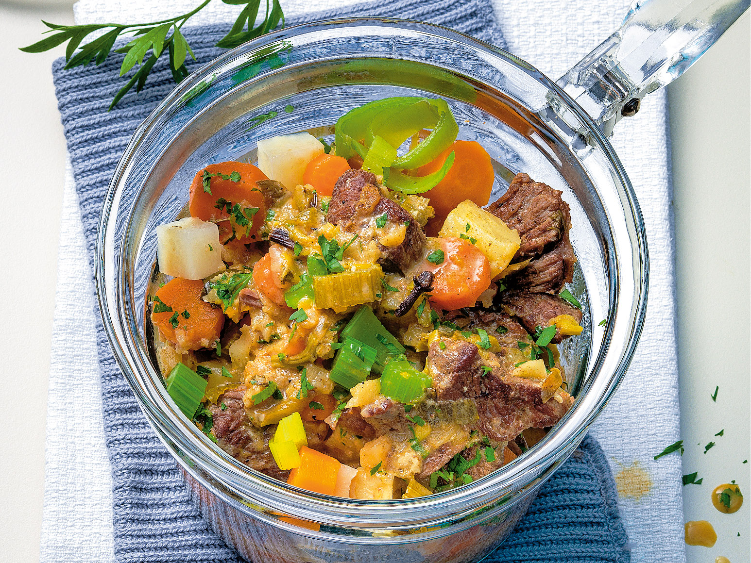 Ragout mit Joghurtsauce