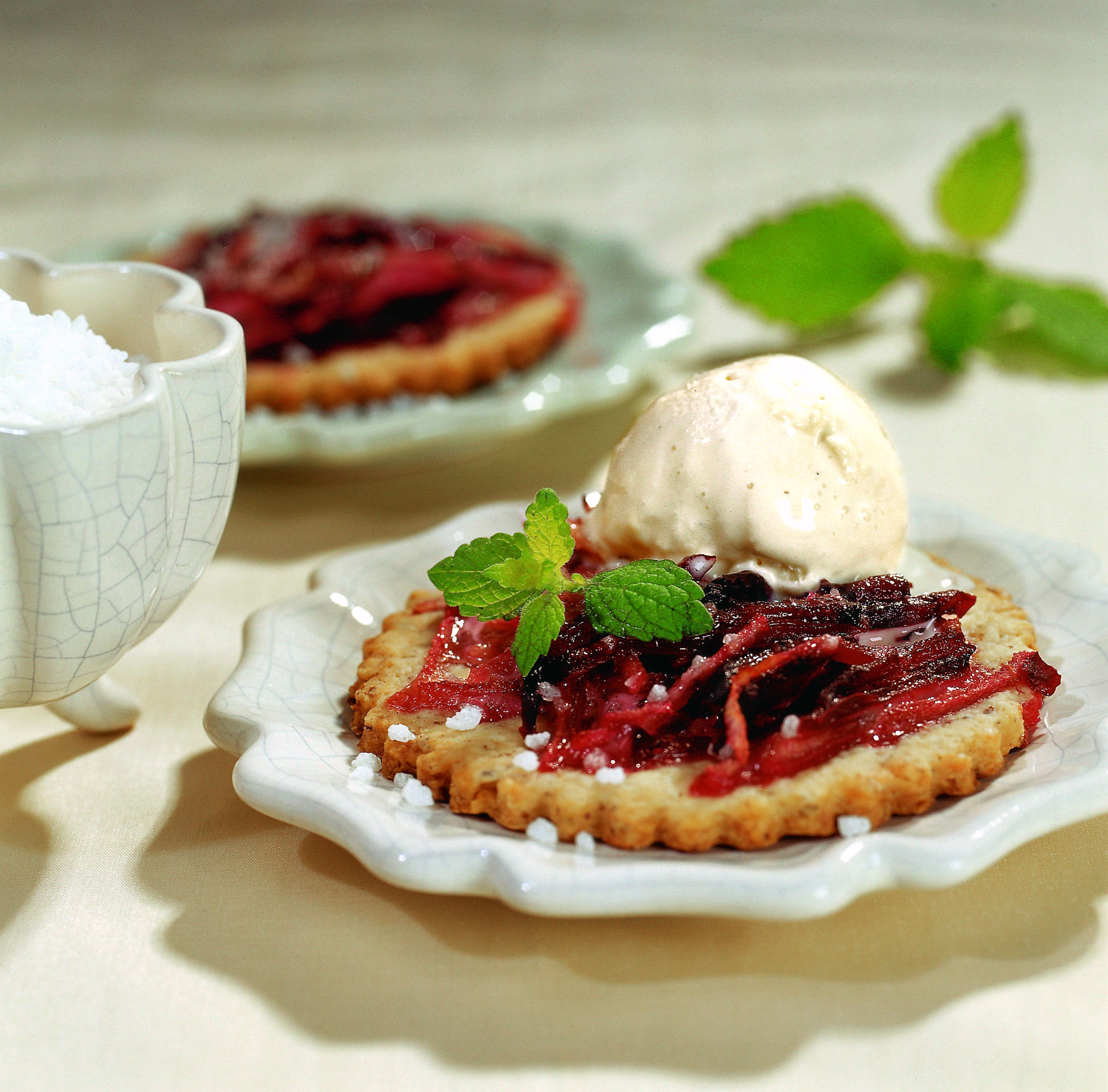 Tartelettes aux betteraves et aux poires