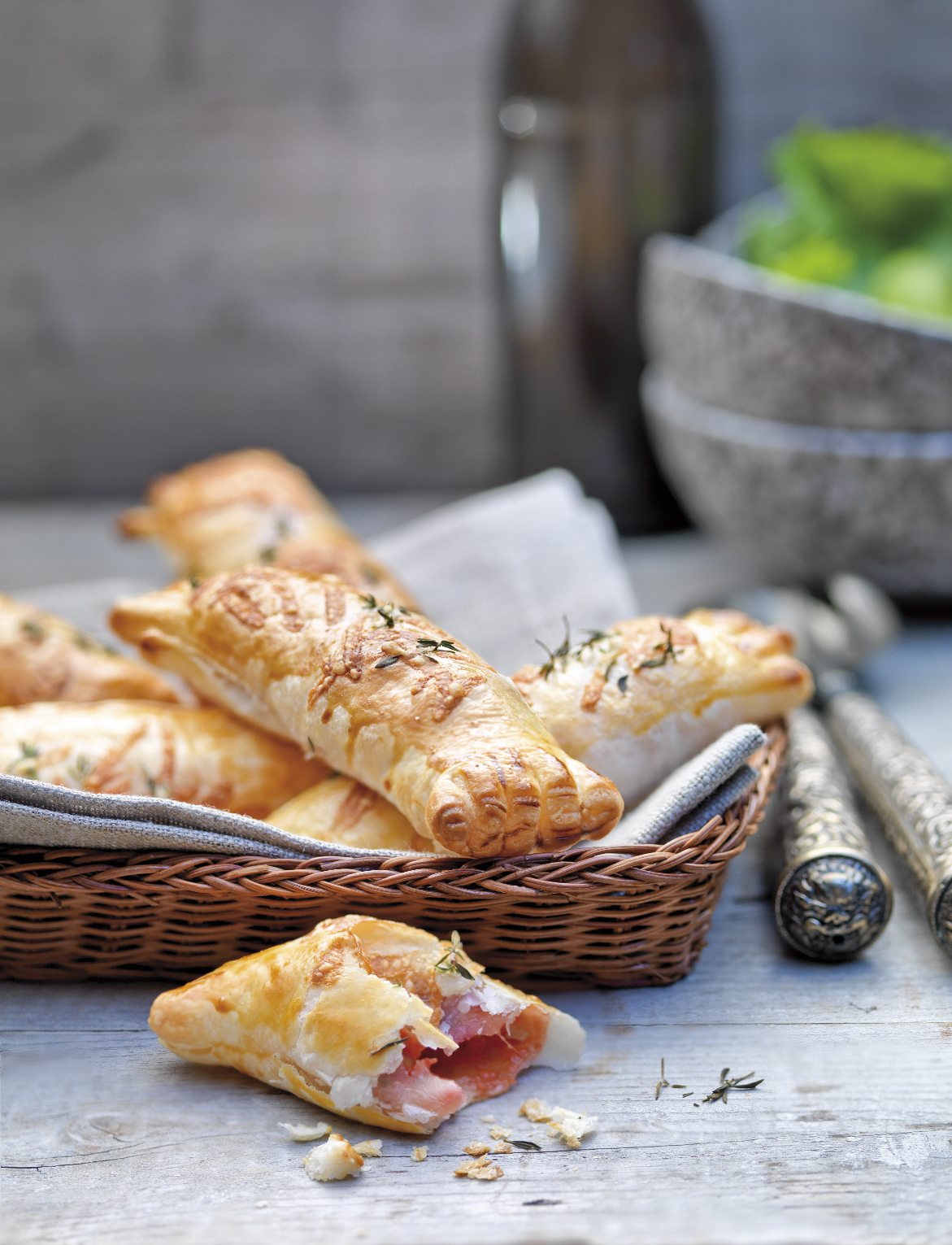 Feuilletés à la betterave et au fromage