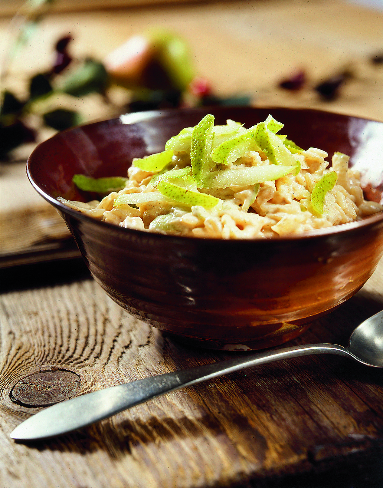Bircher au riz et aux poires