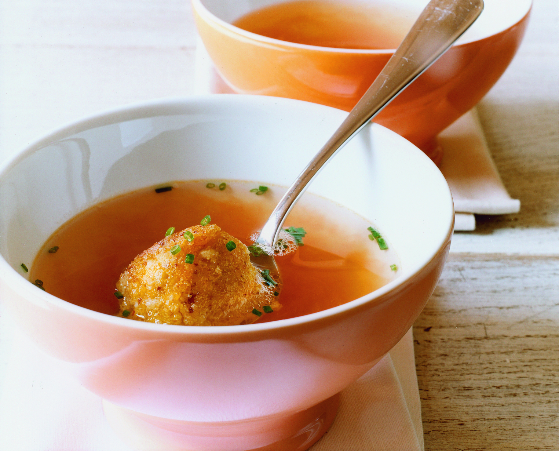 Bouillon aux boulettes de riz