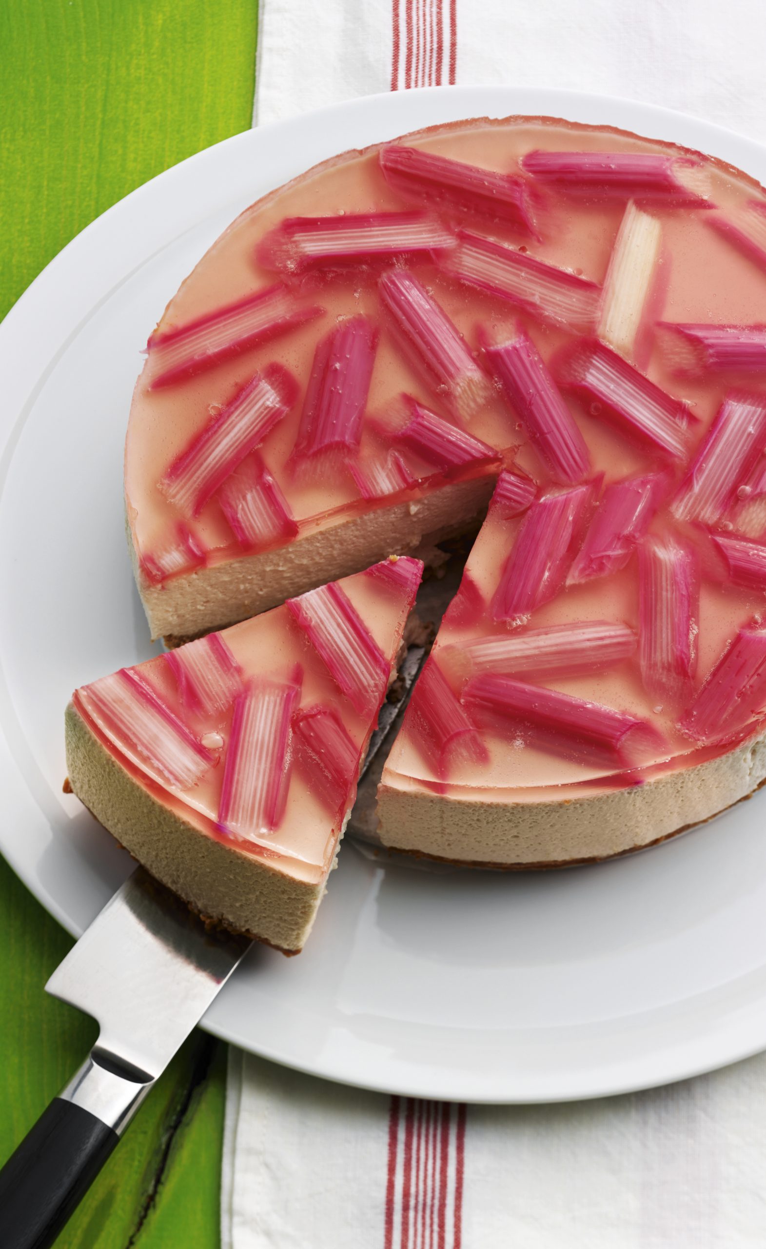 Rhabarber-Cheesecake