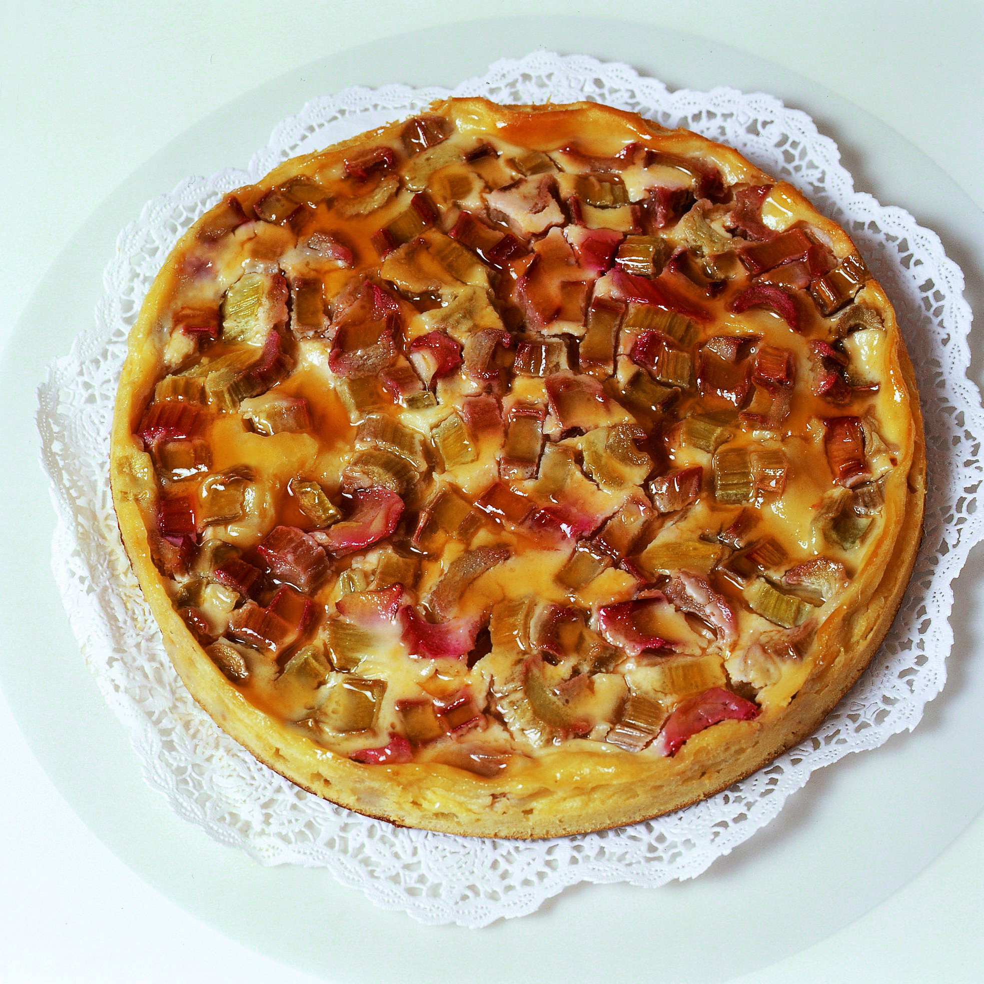 Clafoutis à la rhubarbe