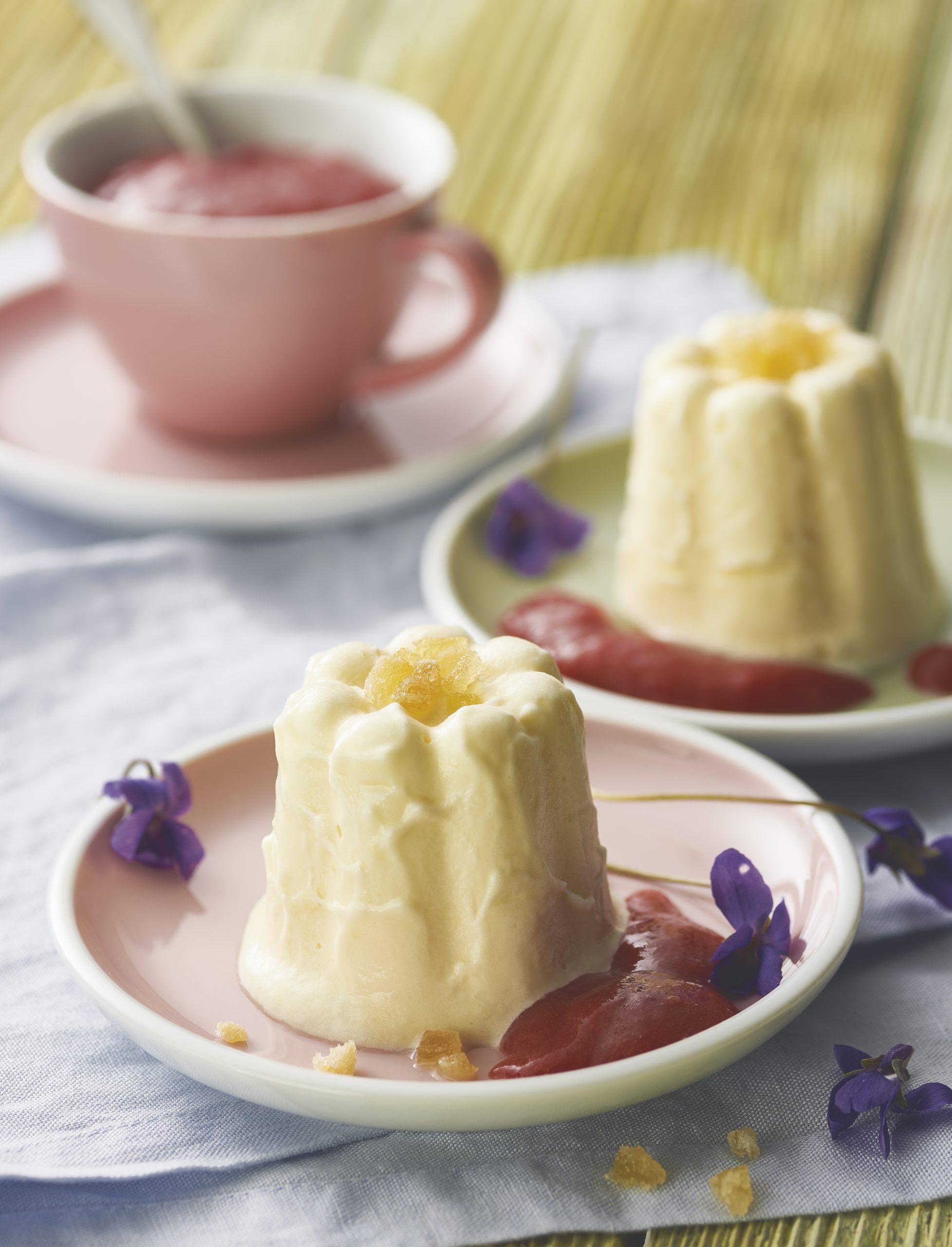 Parfait rhubarbe et gingembre