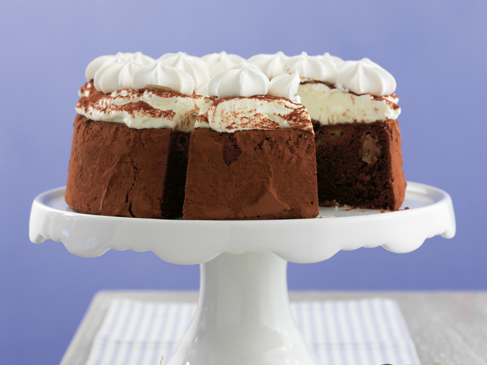 Rhabarber-Meringue-Torte