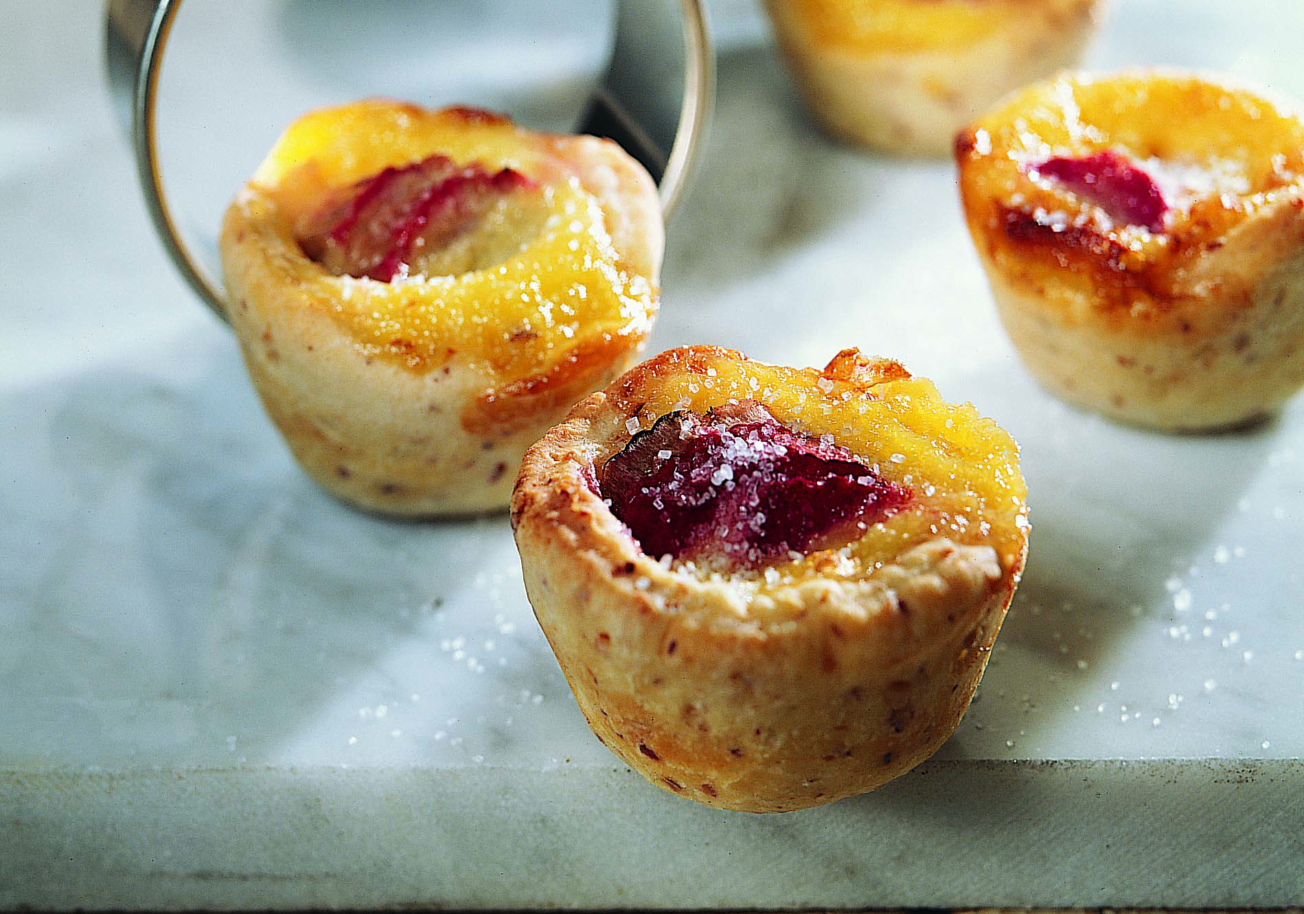 Tartelettes à la rhubarbe