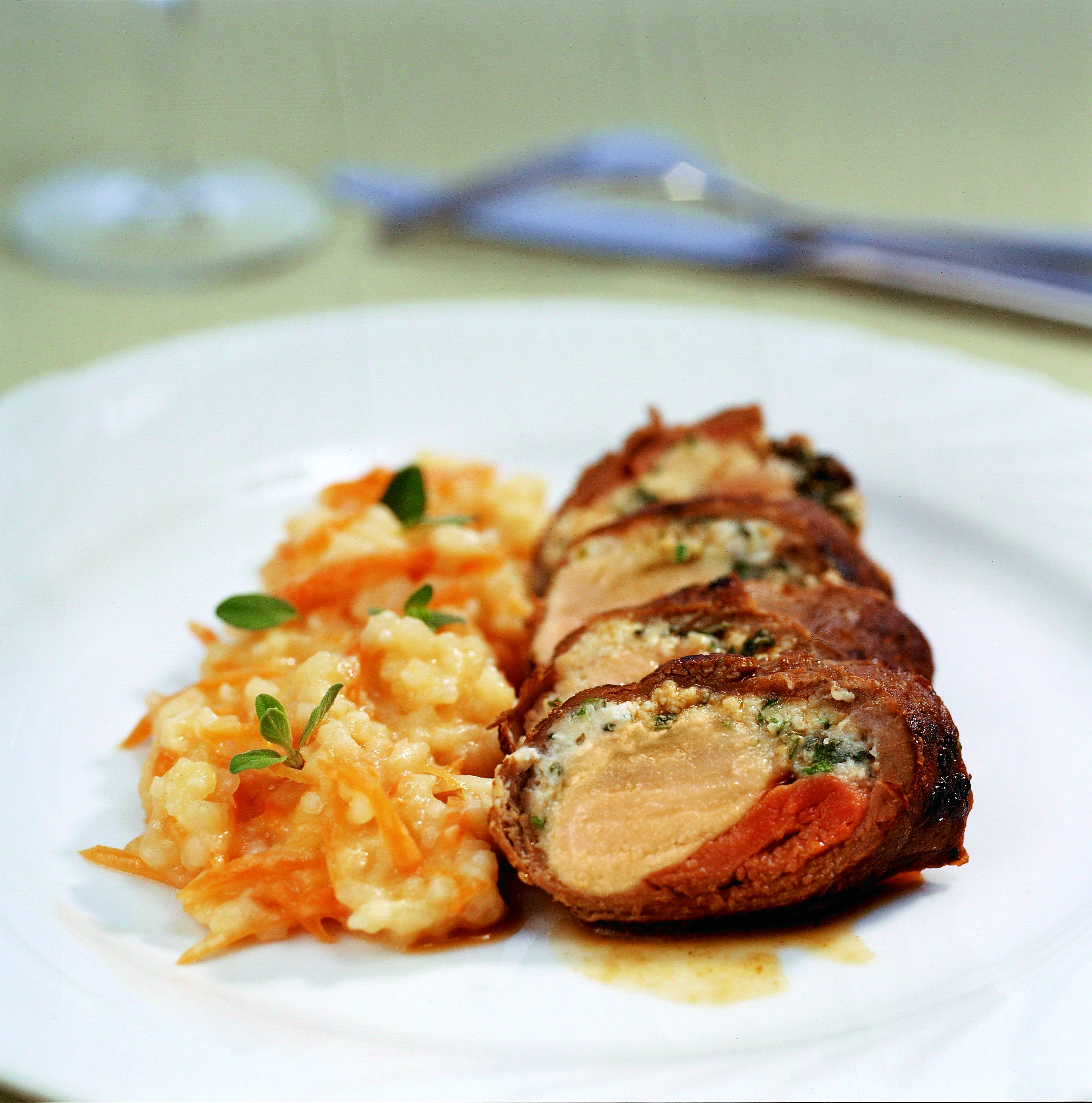 Paupiettes de boeuf au poulet