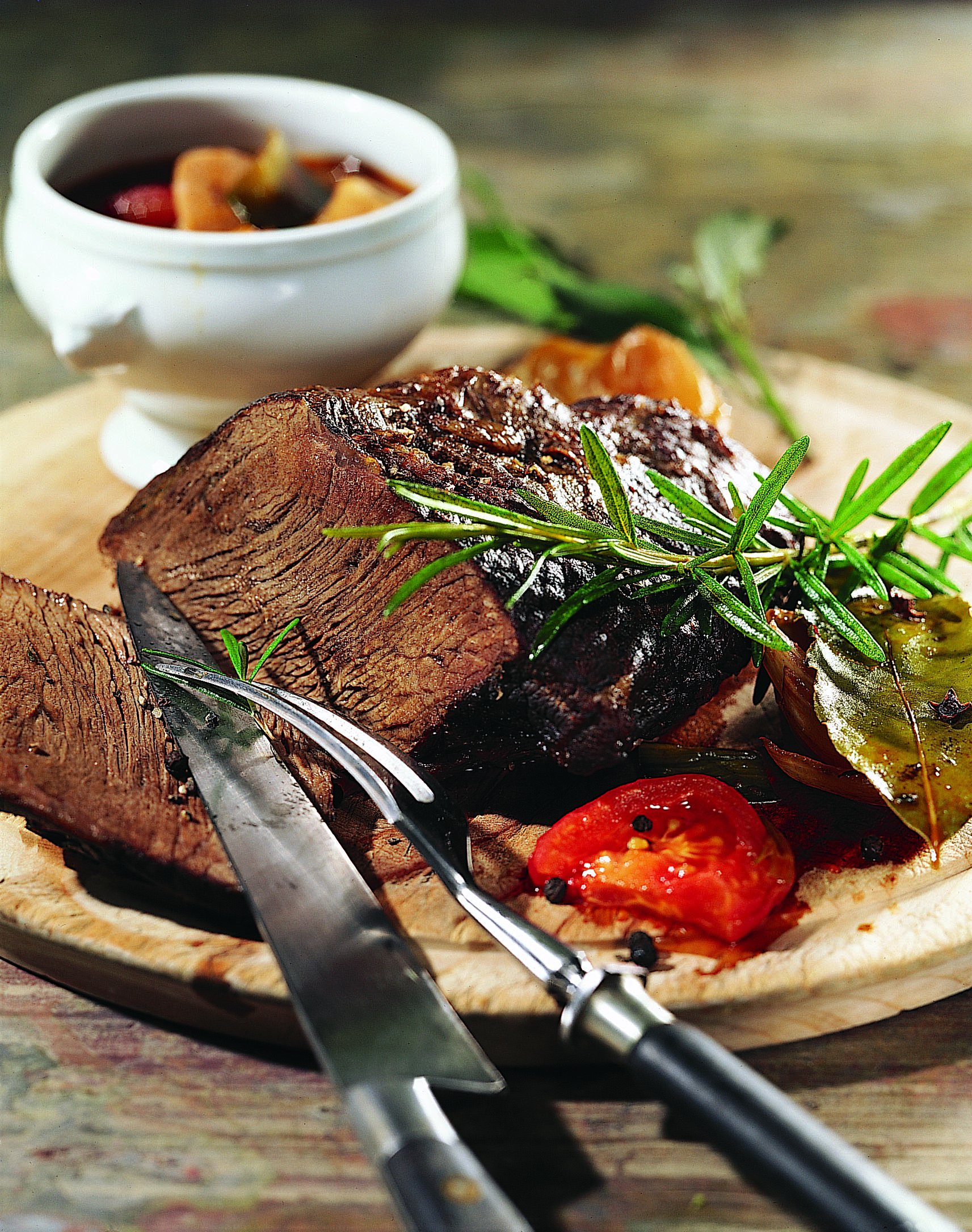 Rôti de boeuf à la tessinoise