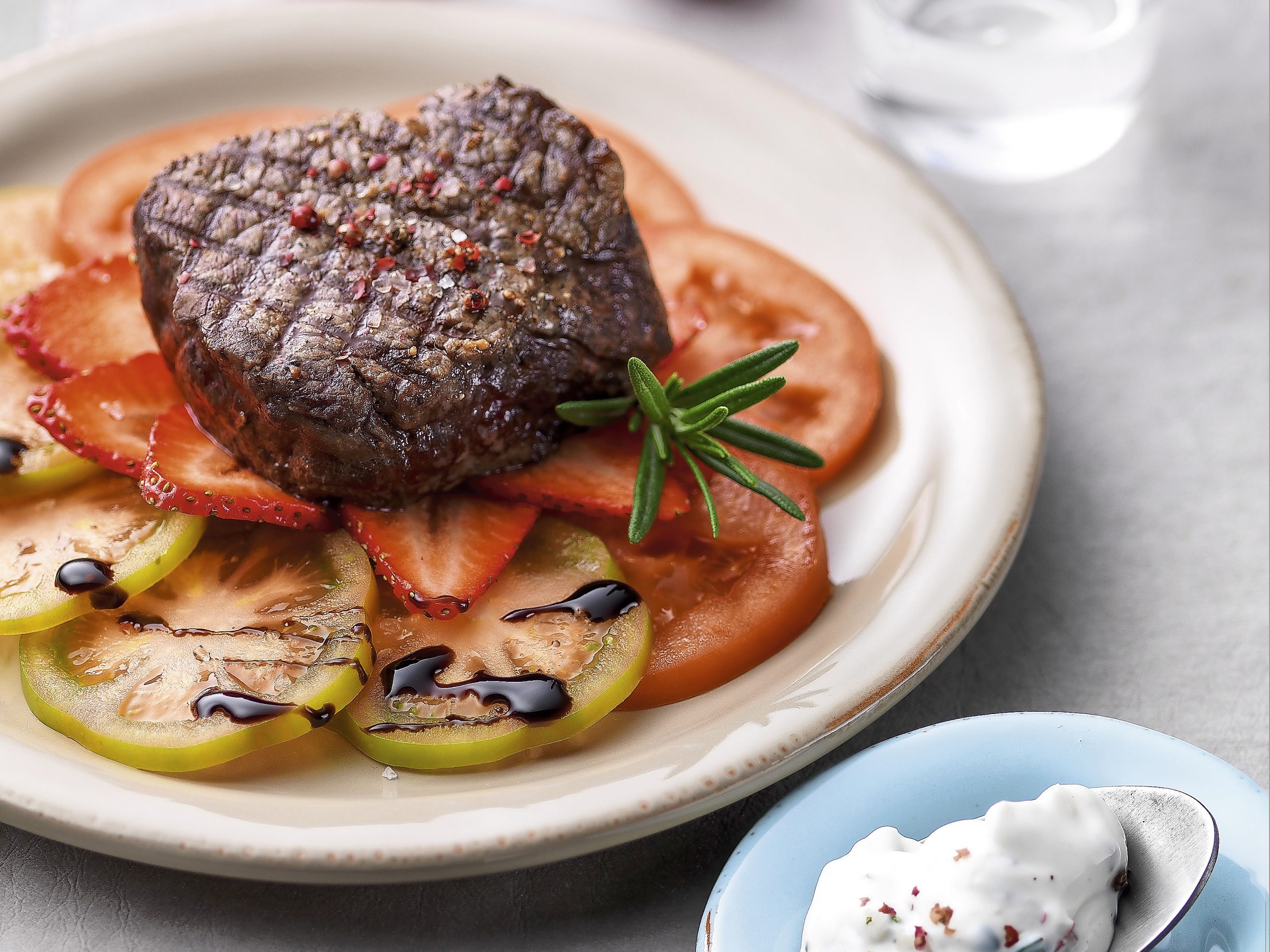 Rindsfilet mit Rosmarin-Quark