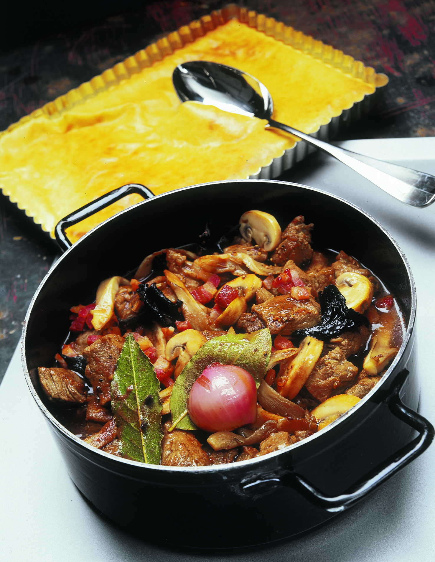 Ragoût de boeuf et Yorkshire pudding