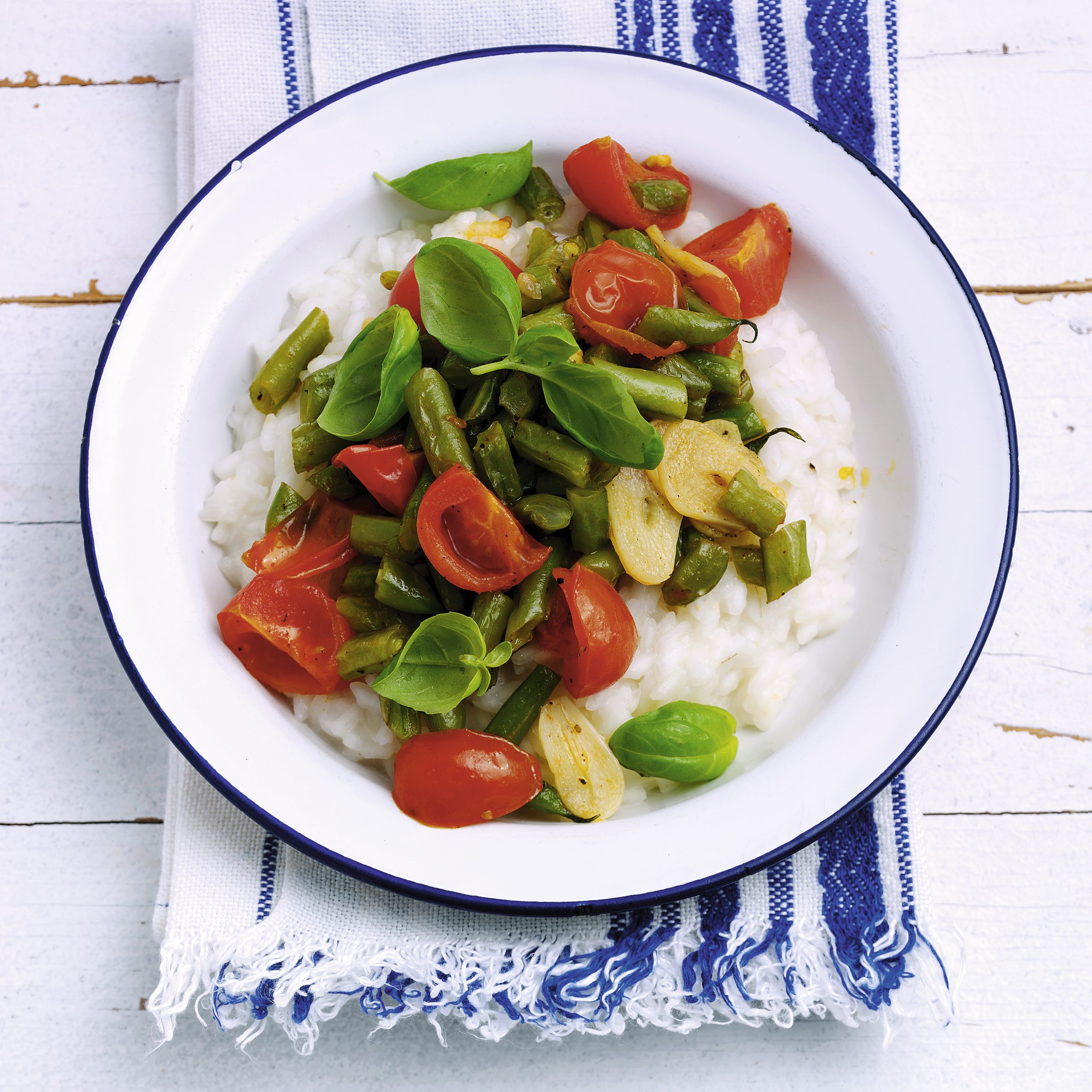 Risotto mit Sommergemüse