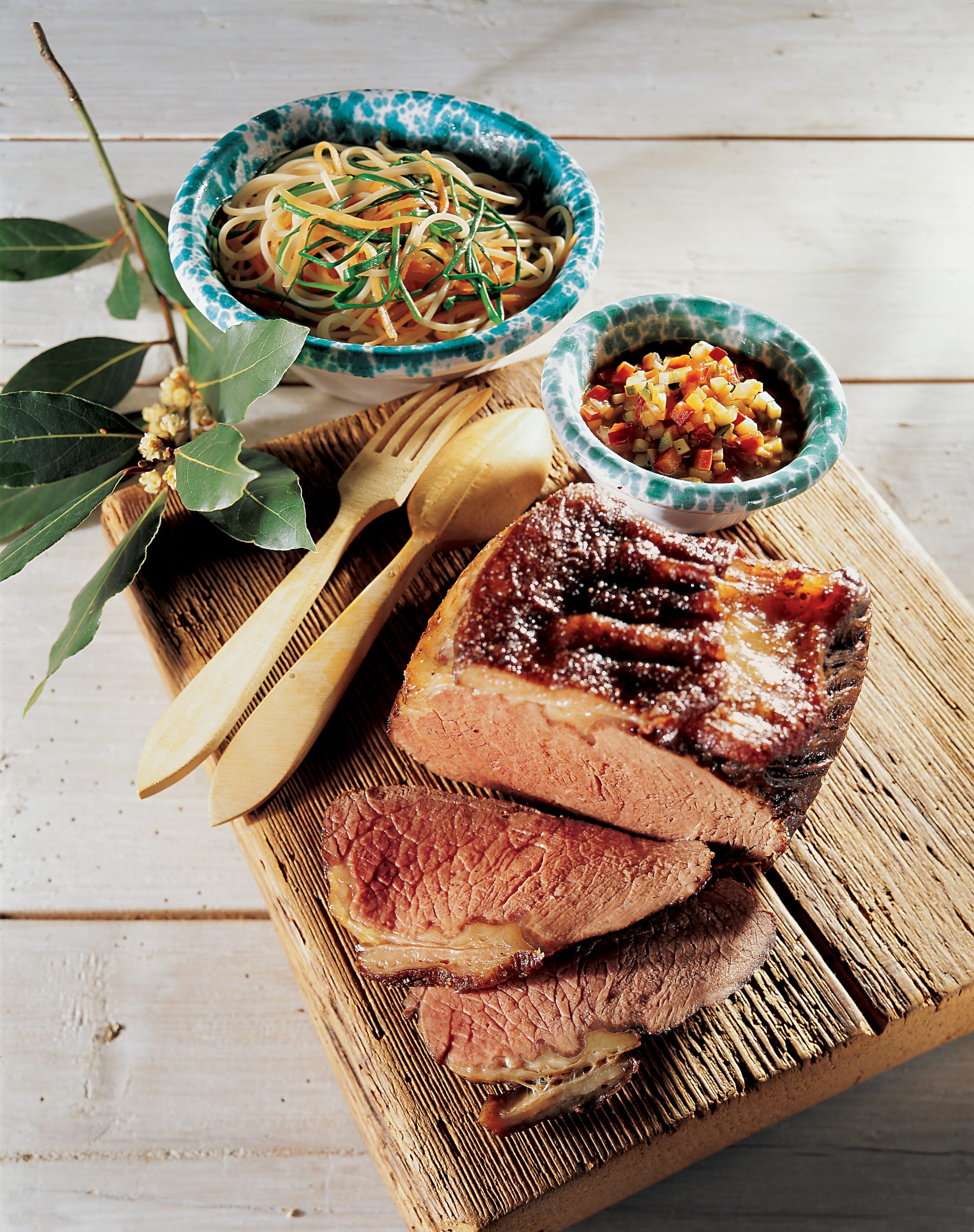 Roastbeef mit Balsamico-Gemüse-Vinaigrette