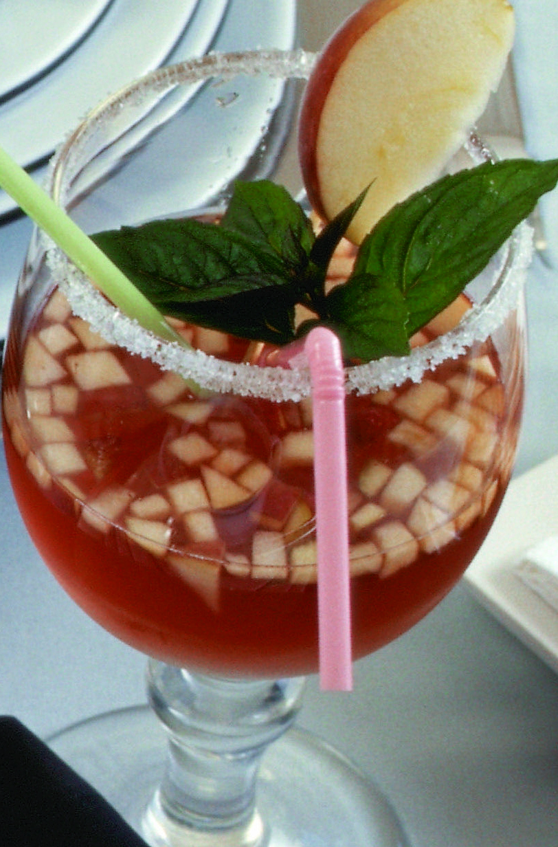 Punch avec coeurs de France au piment