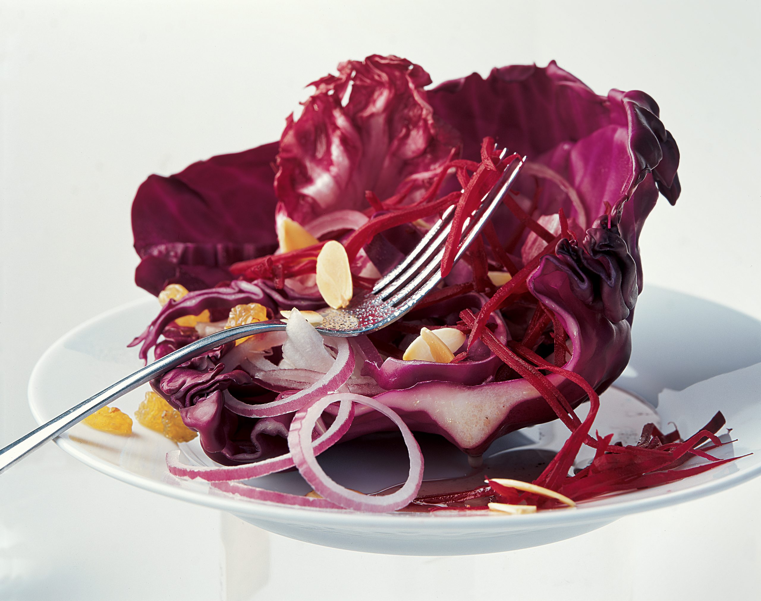 Roter Herbstsalat
