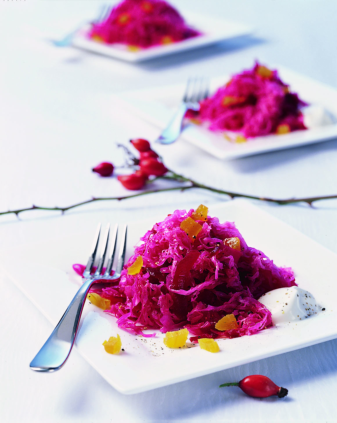 Salade de choucroute rouge