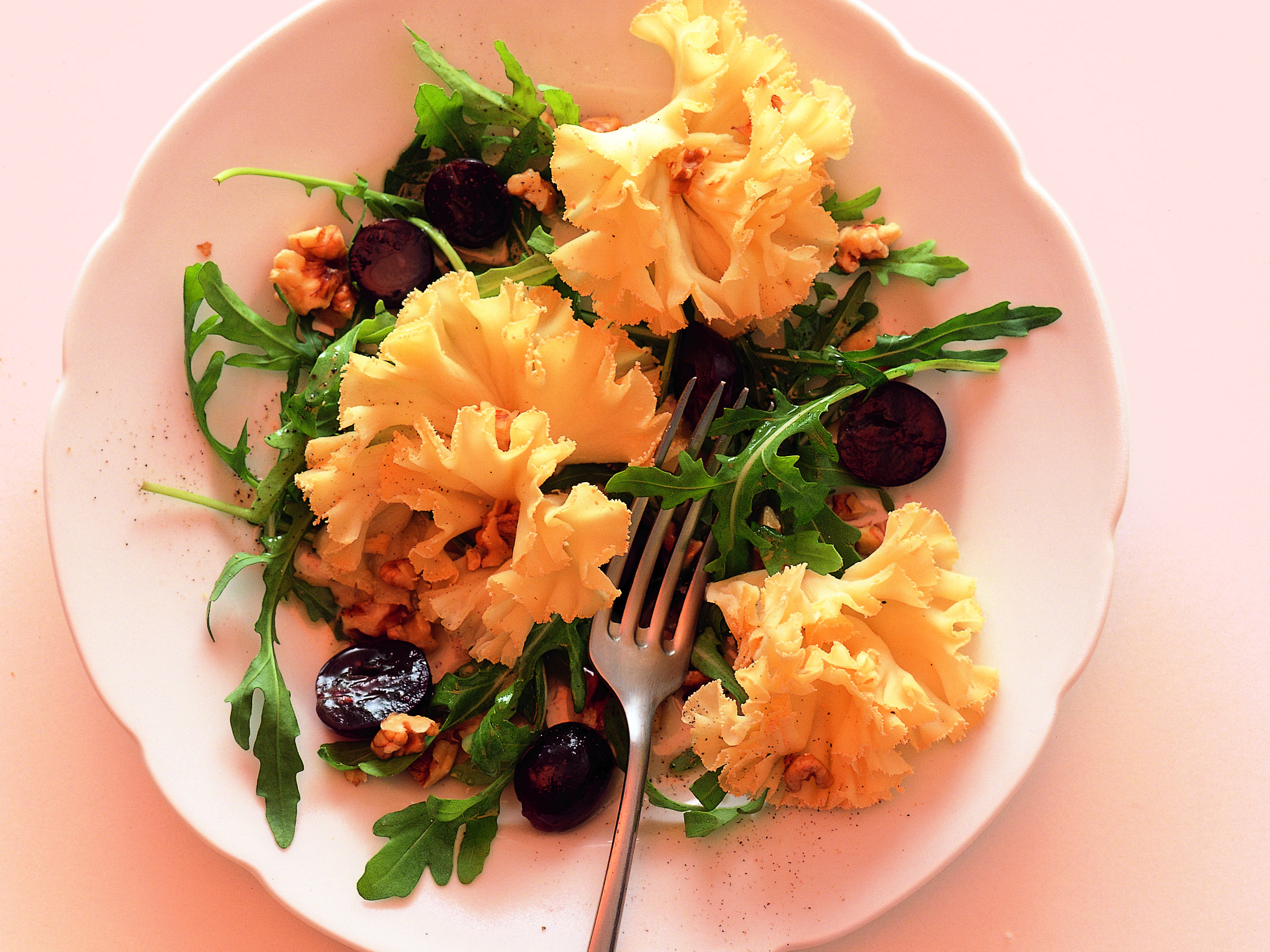 Salade de roquette à la tête-de-moine