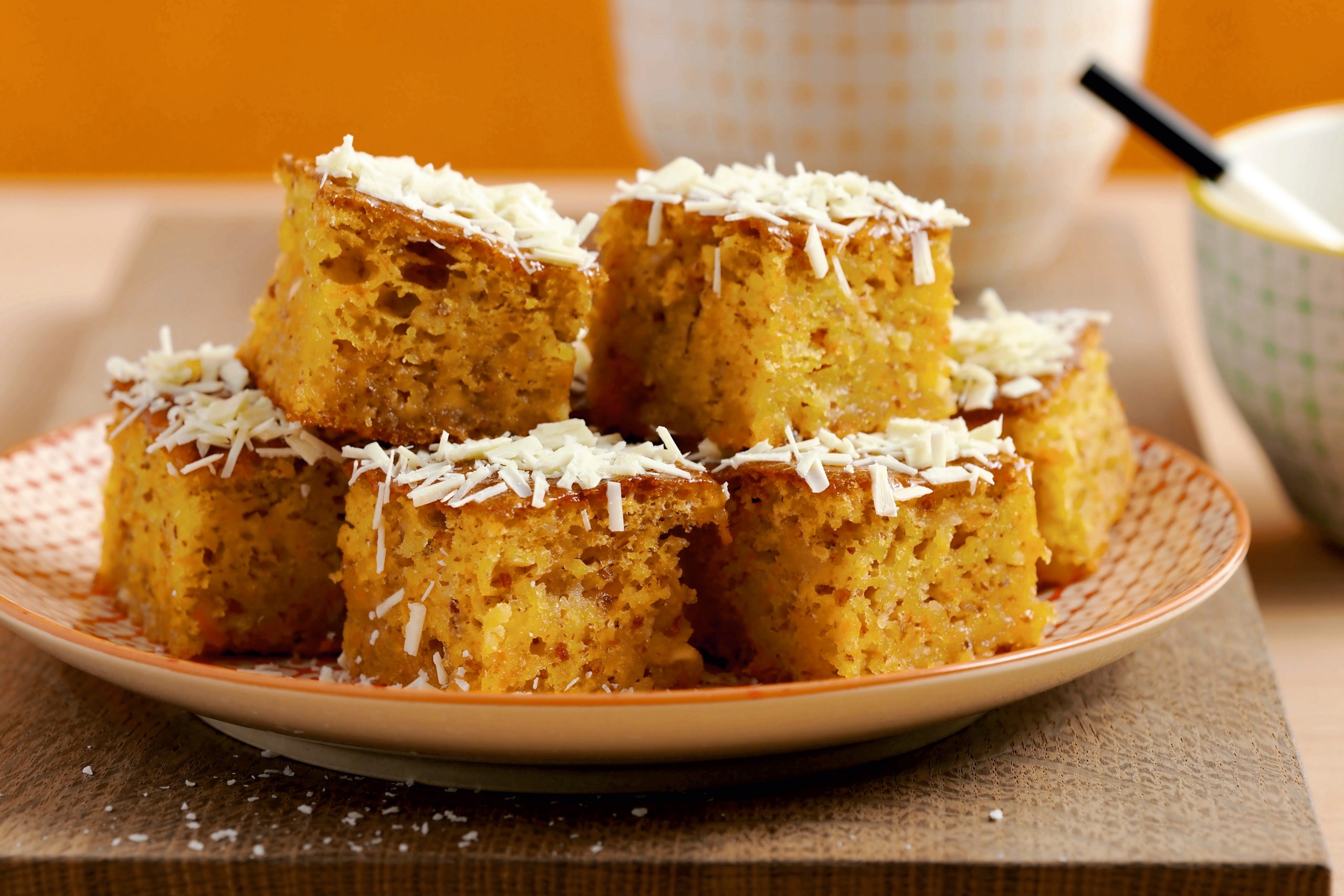 Blondies aux carottes