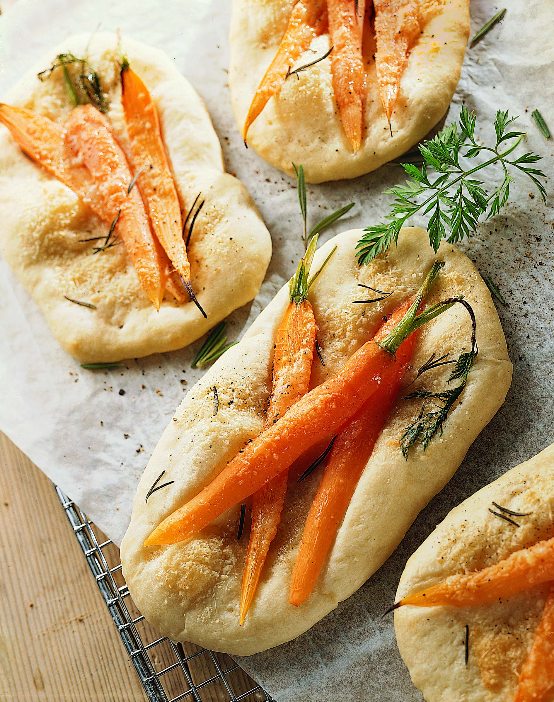 Focaccia aux carottes