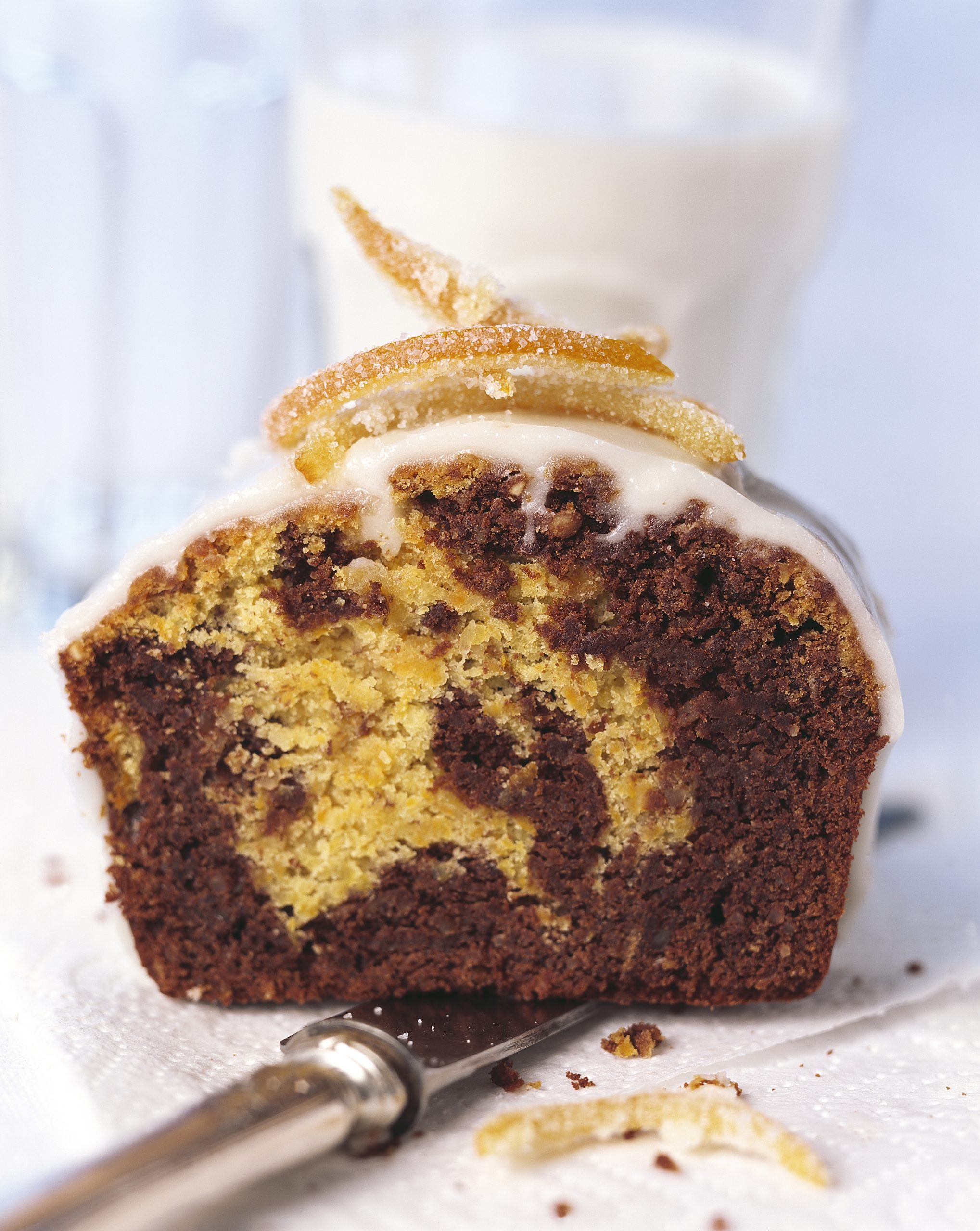 Carrot cake marbré