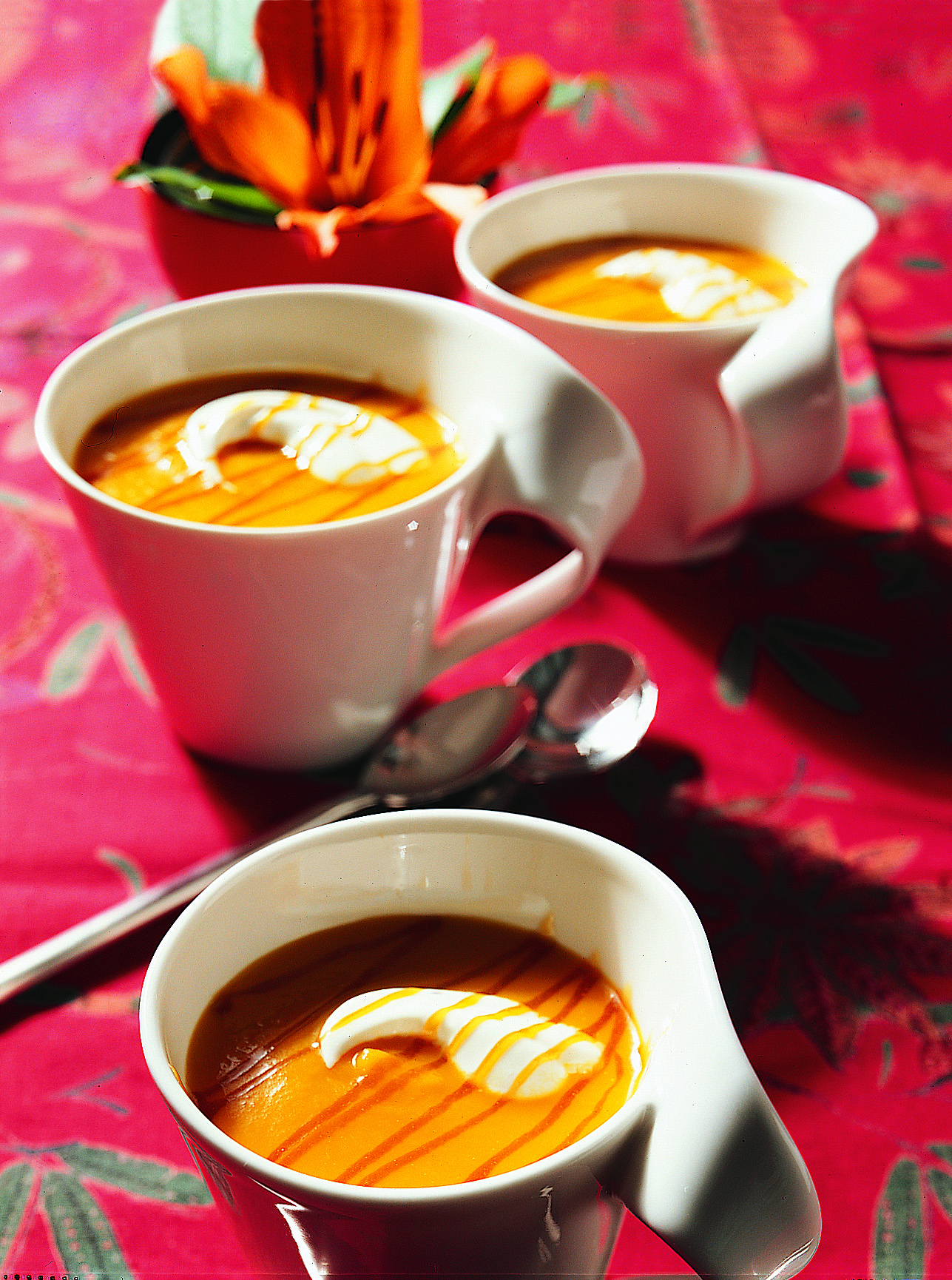 Velouté de carottes au caramel