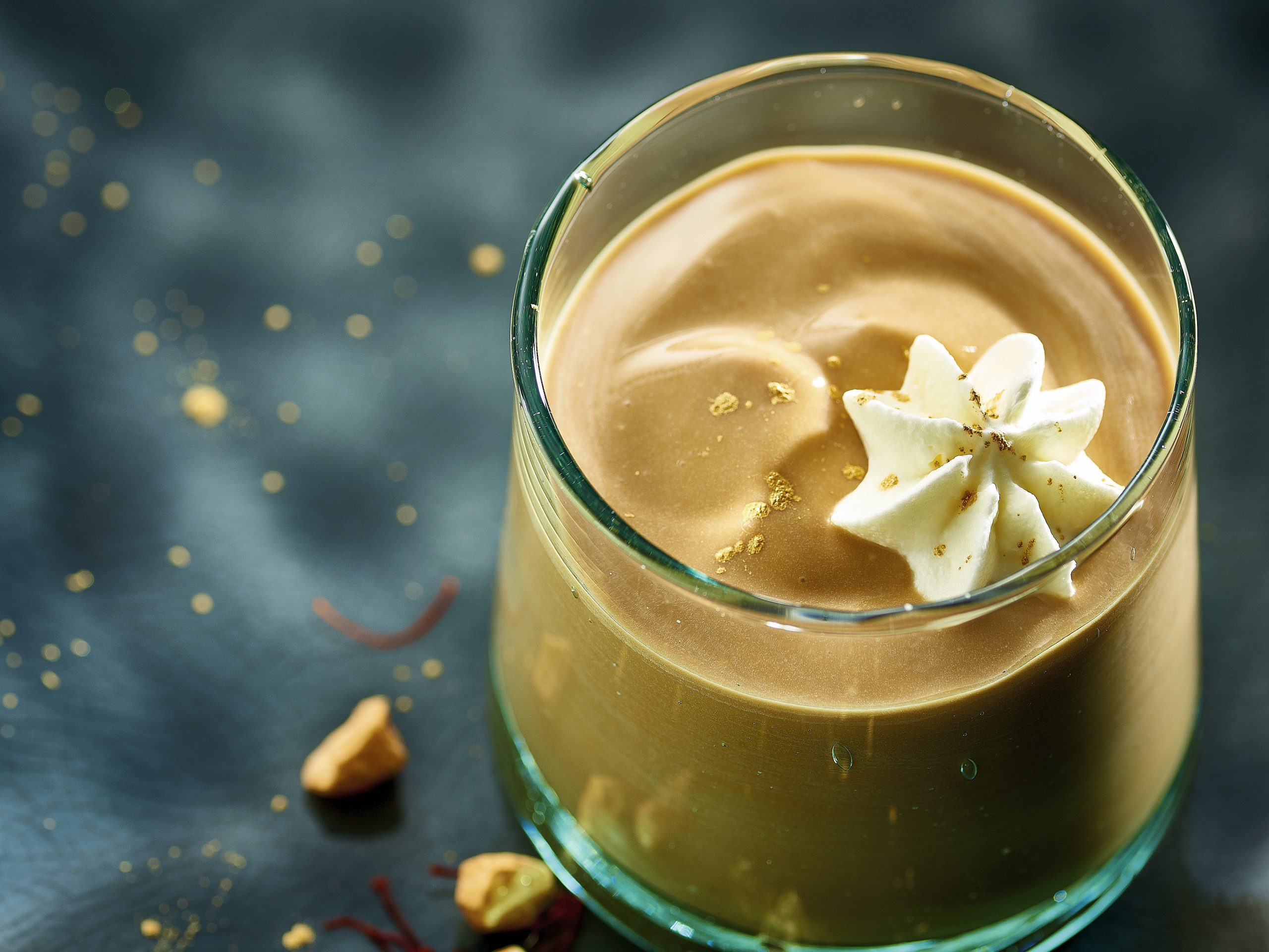 Crème safran-caramel