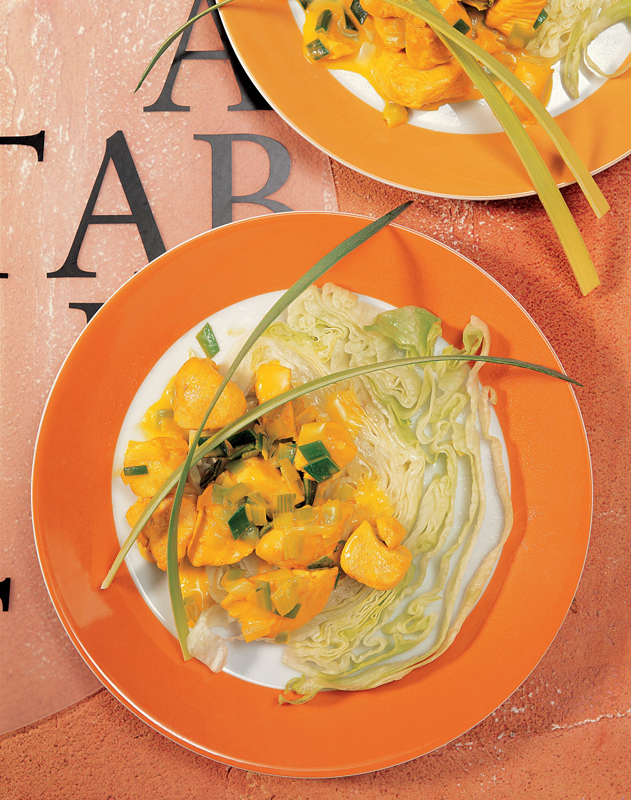 Safran-Poulet-Salat