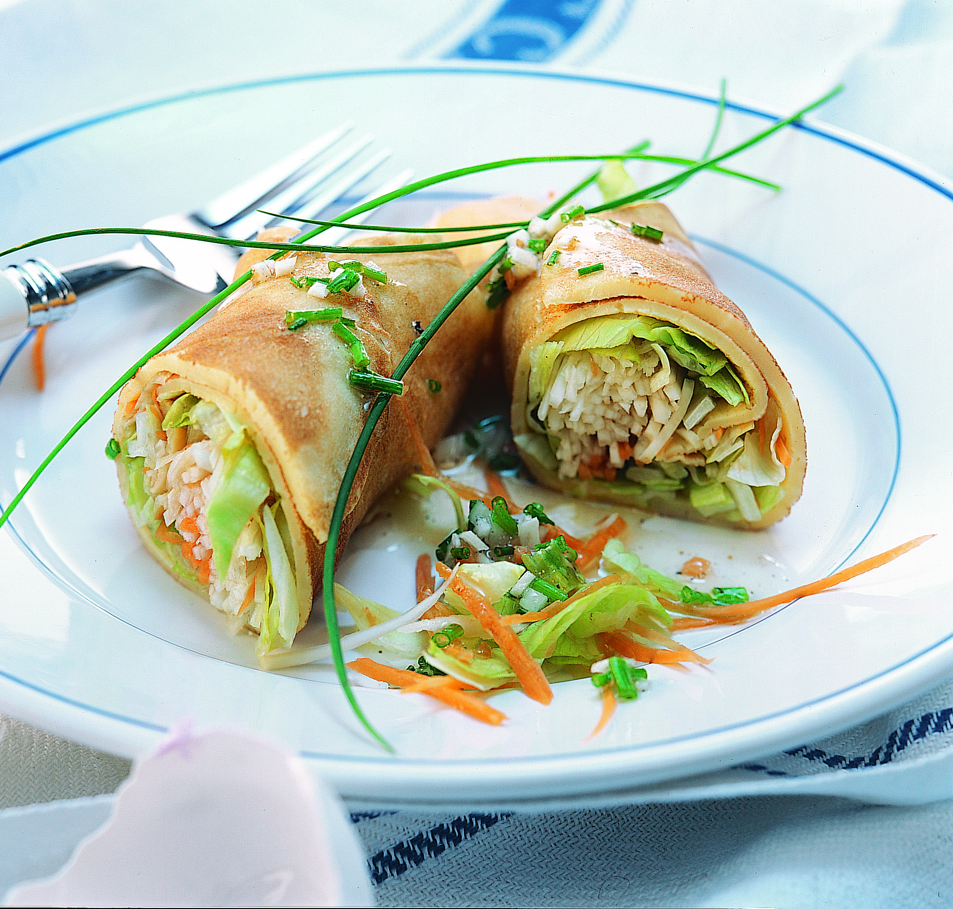 Salat-Crêpes