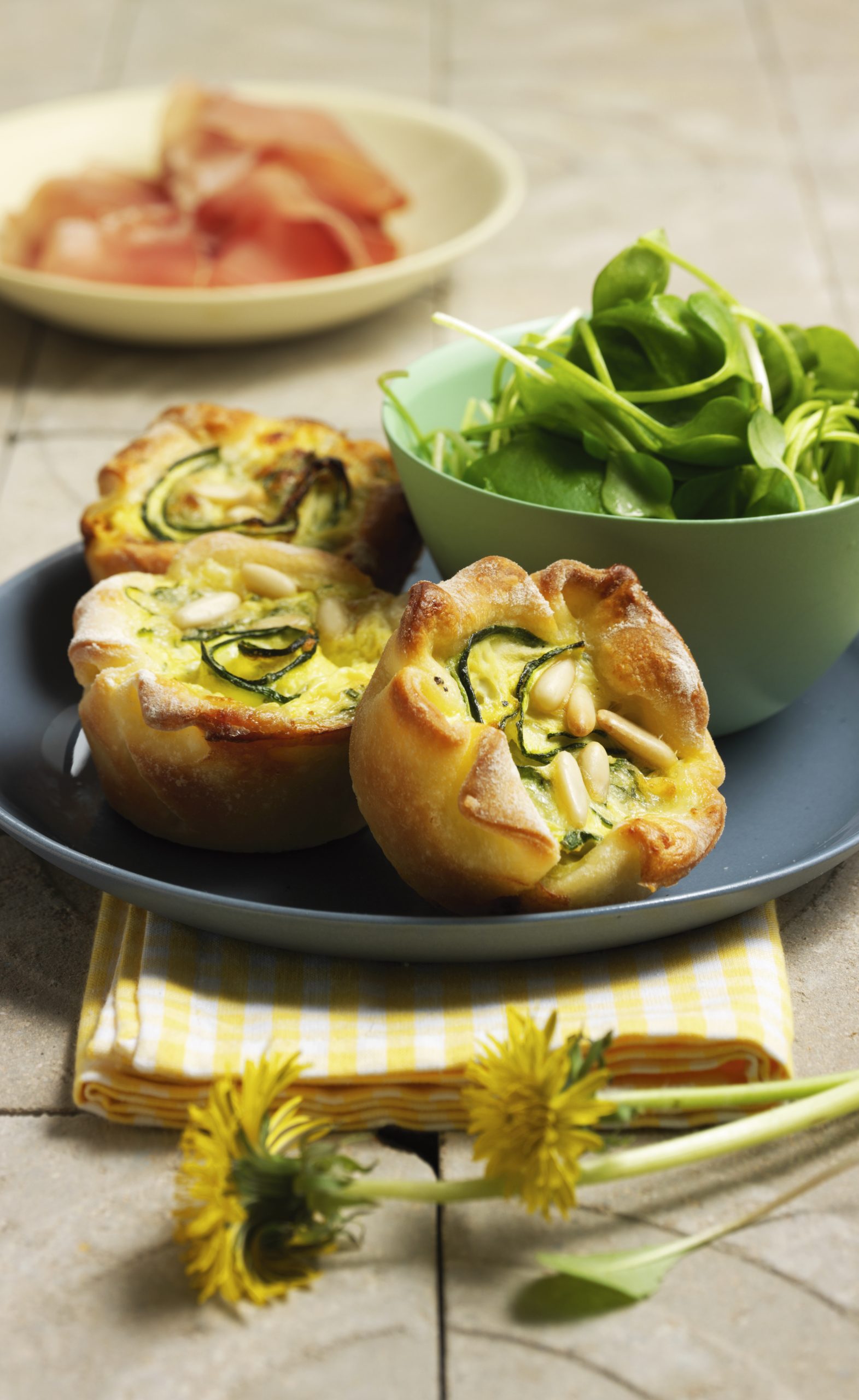 Muffins salés à la courgette