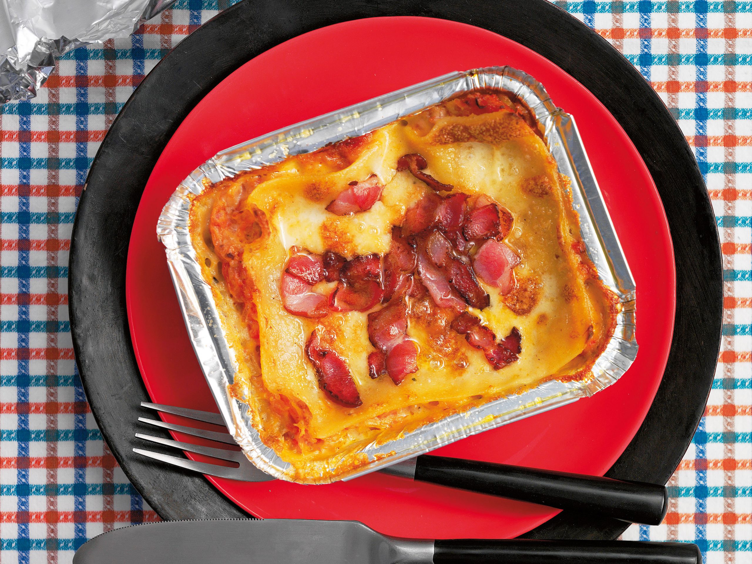Sauerkrautlasagne mit Speck